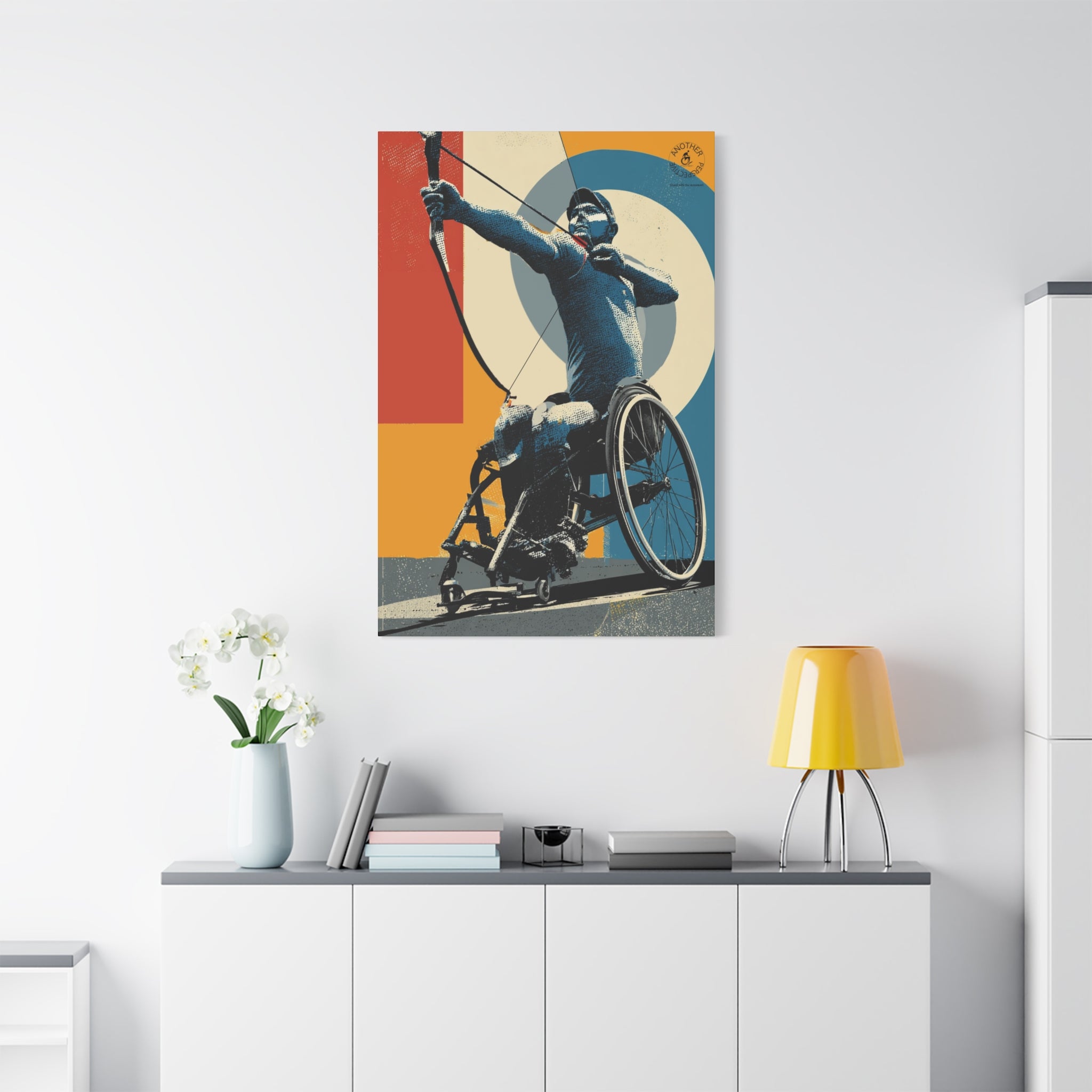 Empowering Wheelchair Archery Canvas Art, Inspirational Wall Decor, Motivational Home Decor, Unique Gift for Sports Enthusiasts, [...]