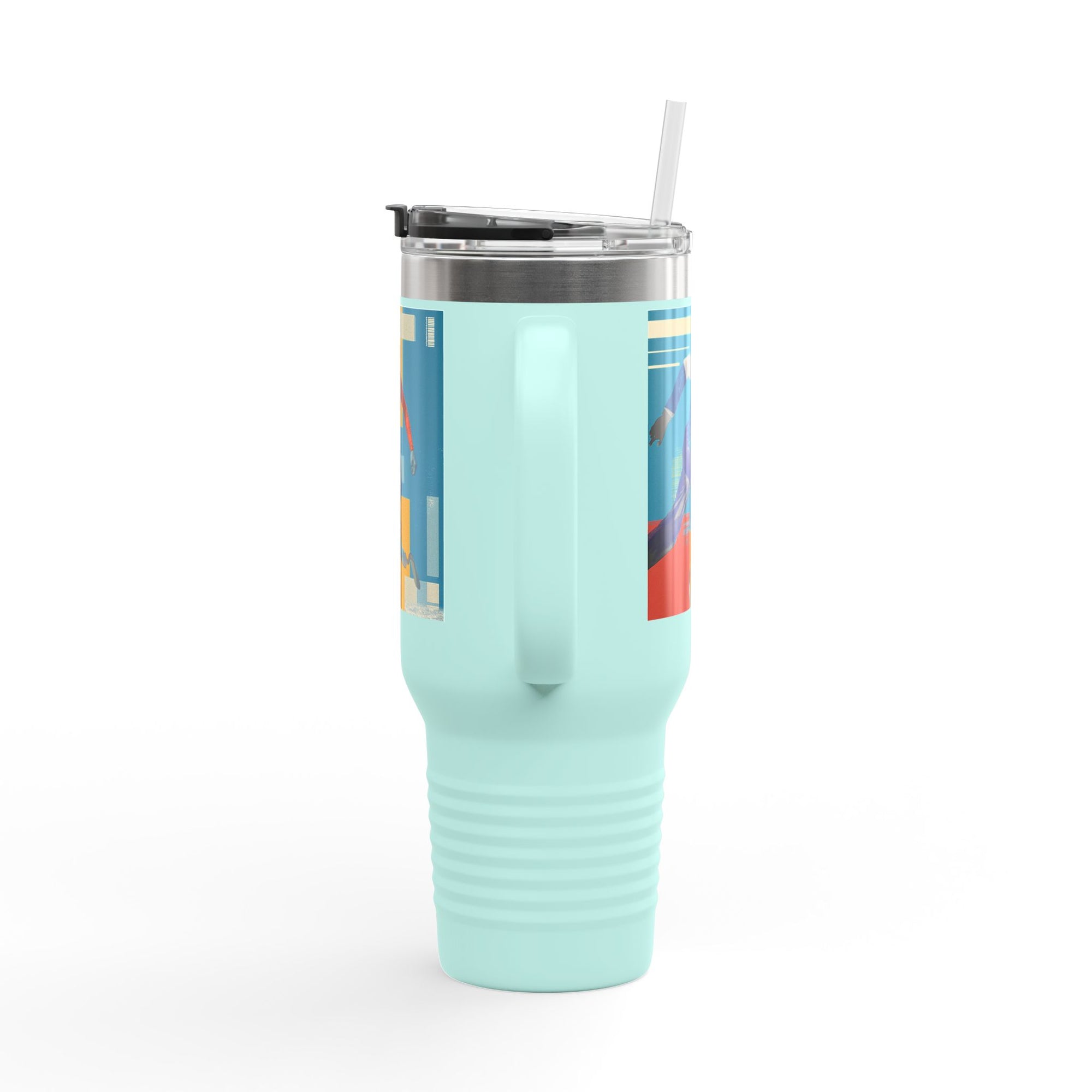 Vibrant Insulated Travel Mug, 40oz | Stylish Drinkware for Outdoor Adventures, Sports, Travel, Gifts