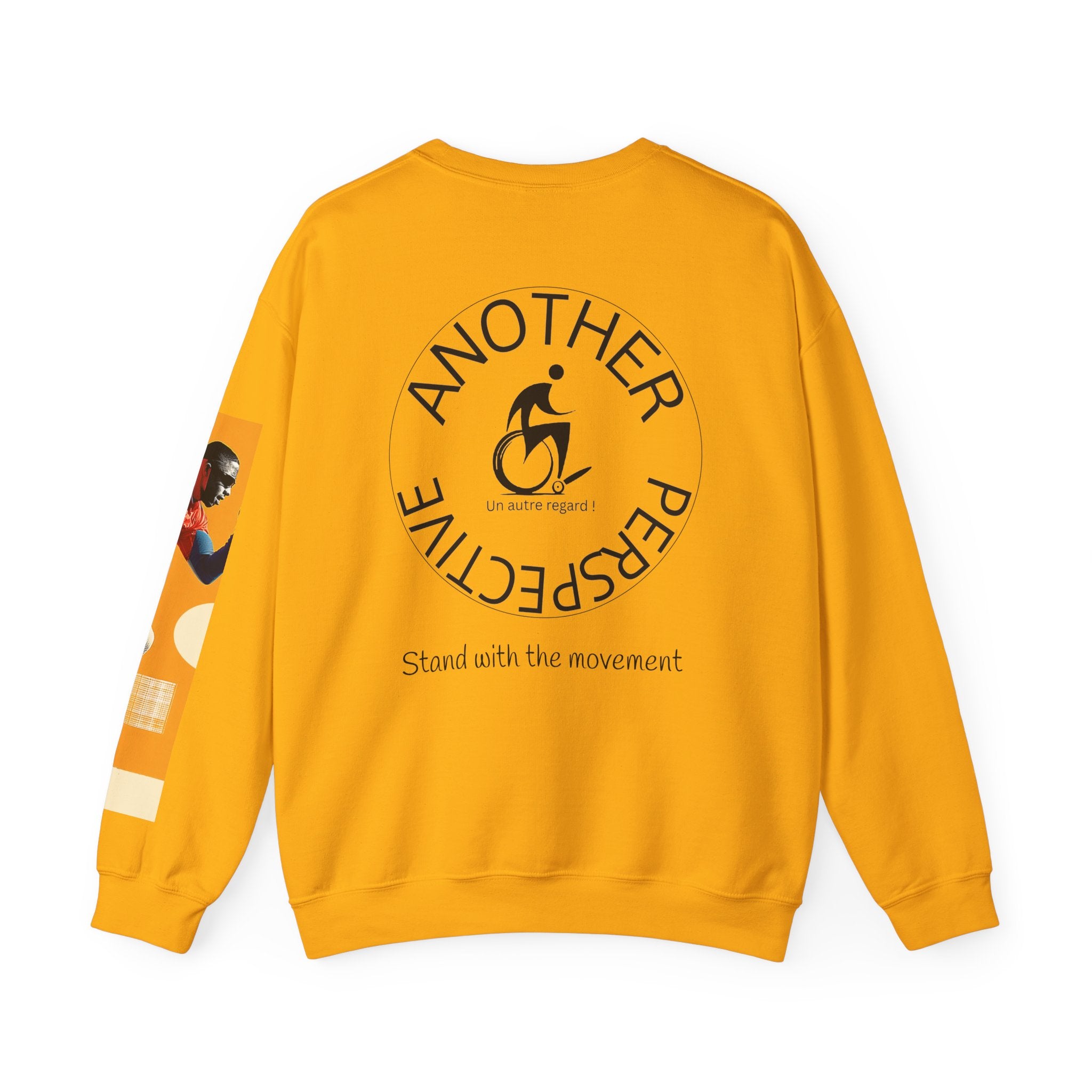 Inclusive Course Sports Themed Sweatshirt for Empowerment, Unisex Heavy Blend Crewneck, Inspirational Gift for Activists