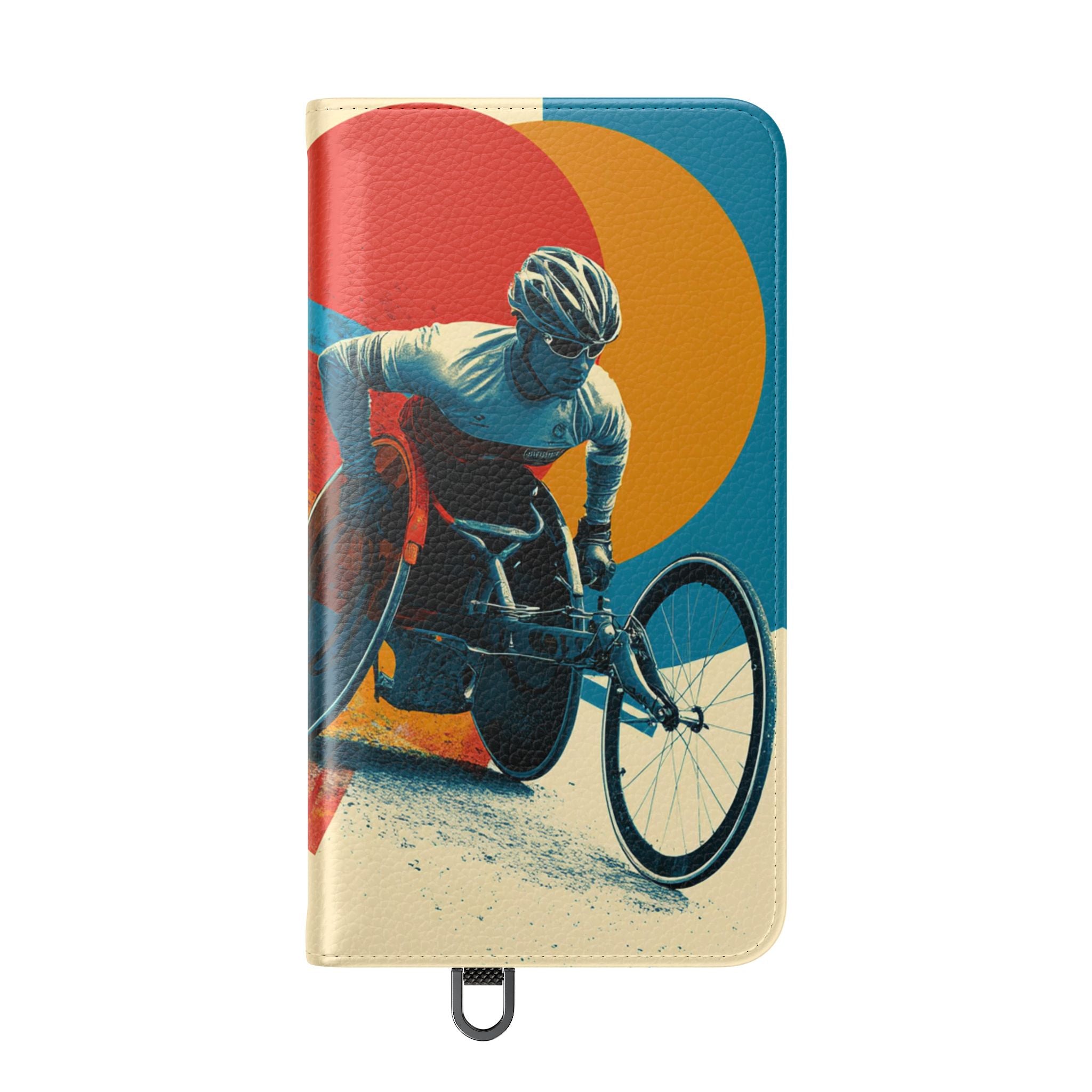 Mobility Advocate Flip Case for Phone Wheelchair, Supportive Gift for Activists, Stylish Wallet Phone Case, Perfect for Everyday Use