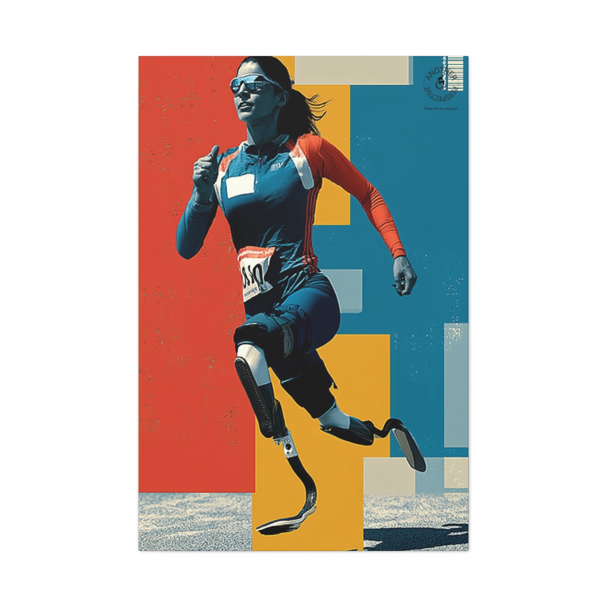 Empowering  Athlete Course Canvas Art, Inspirational Wall Decor, Motivational Home Decor, Unique Gift for Sports Enthusiasts, [...]