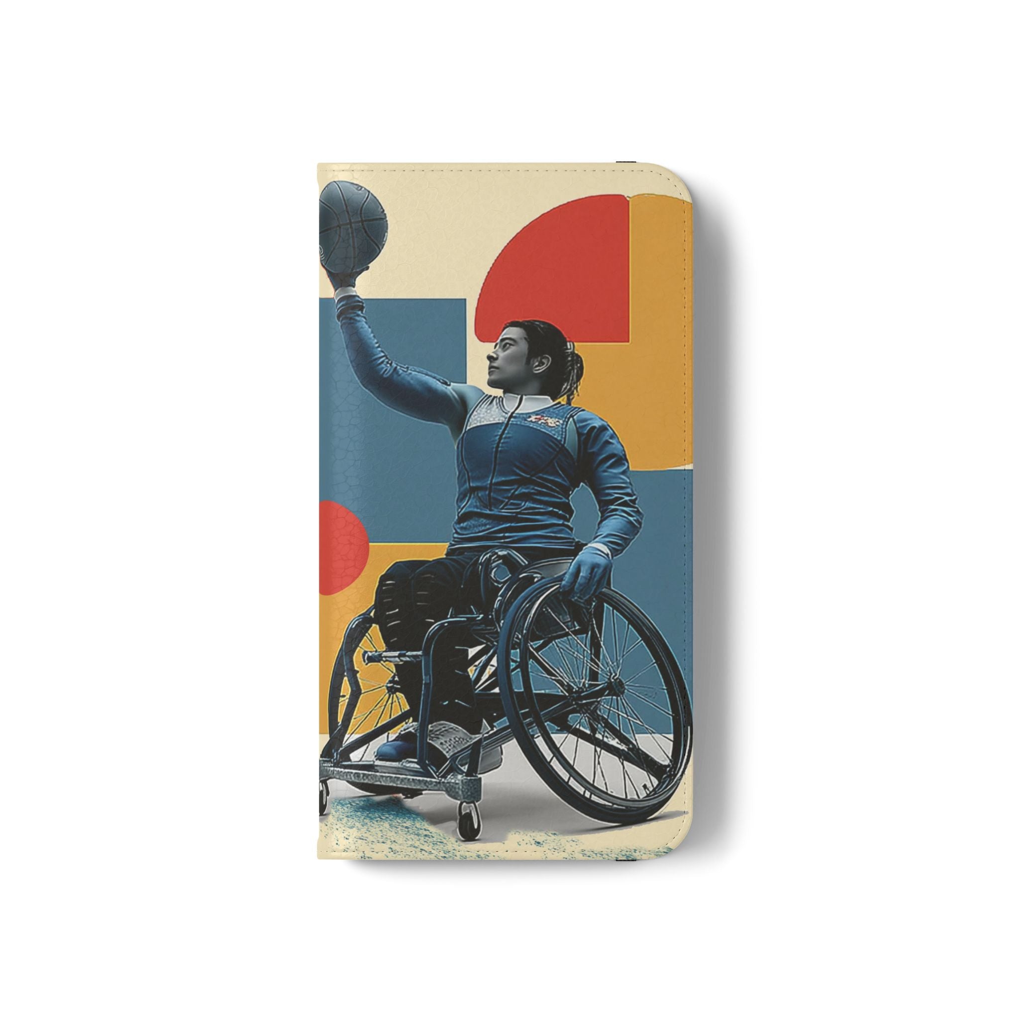 Adaptive Flip Cases for Empowerment, Wheelchair Basketball, Disability Awareness, Inspirational Gifts, Supportive Accessories