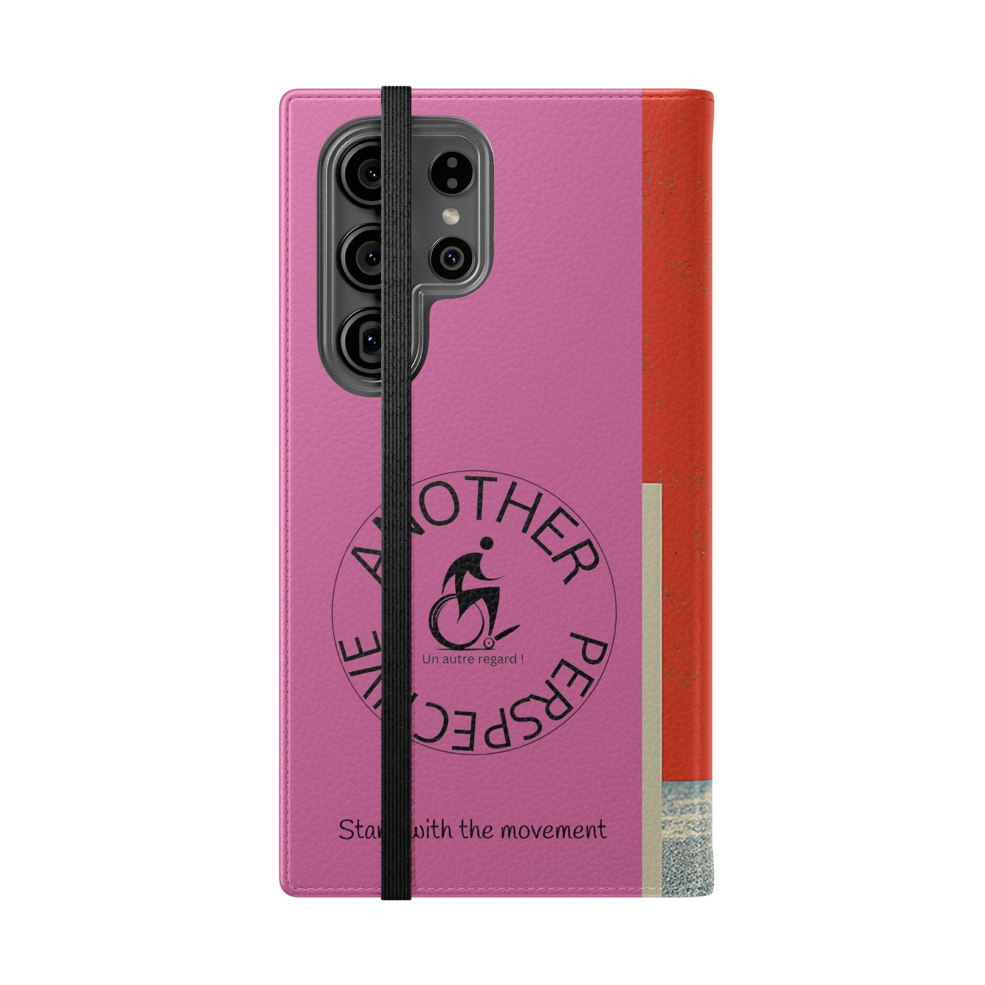 Empowering Flip Cases for Smartphones Course| Stand with the Movement, Stylish Phone Cover, Unique Gift, Inclusive Design, Support Accessibility