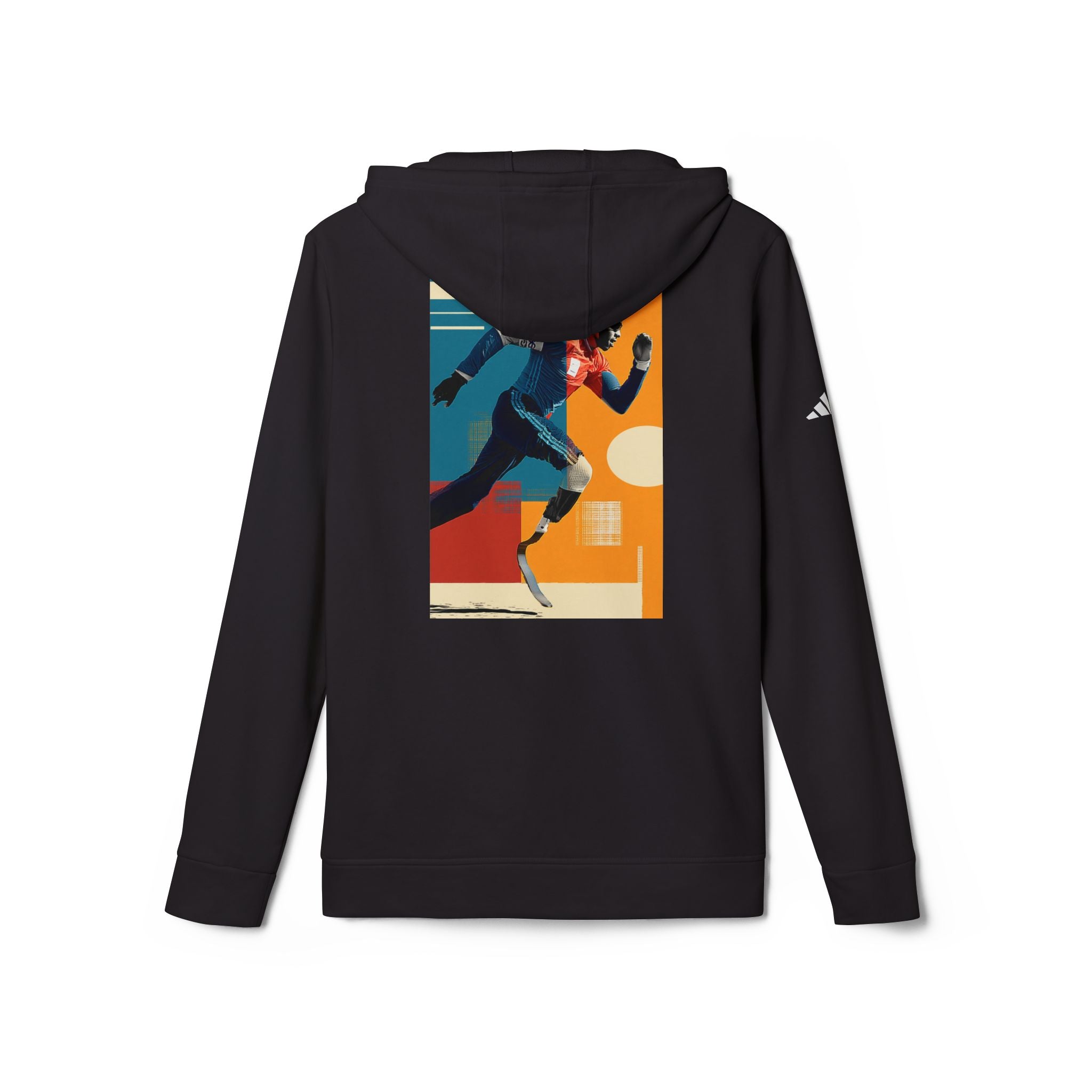Adaptive Course Sports Hoodie - Unisex Fleece with Vibrant Design, Ideal for Athletes, Casual Wear, Gifts, Active Lifestyle