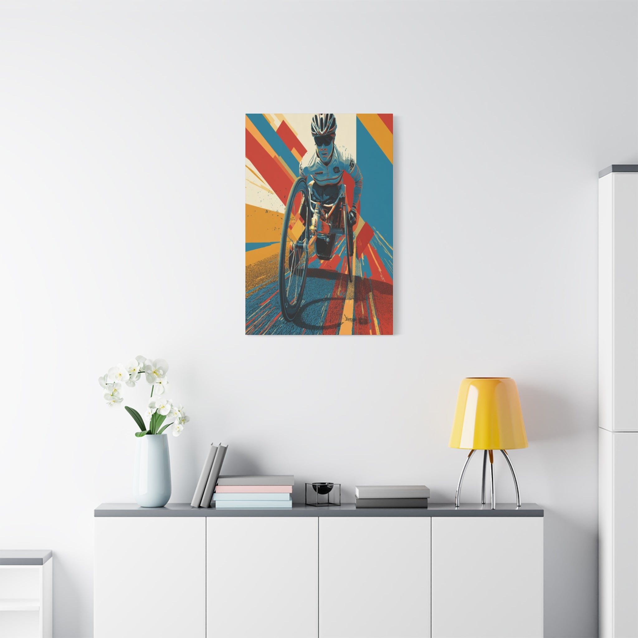 Empowering Wheelchair Athlete Canvas Art, Inspirational Wall Decor, Motivational Home Decor, Unique Gift for Sports Enthusiasts, [...]