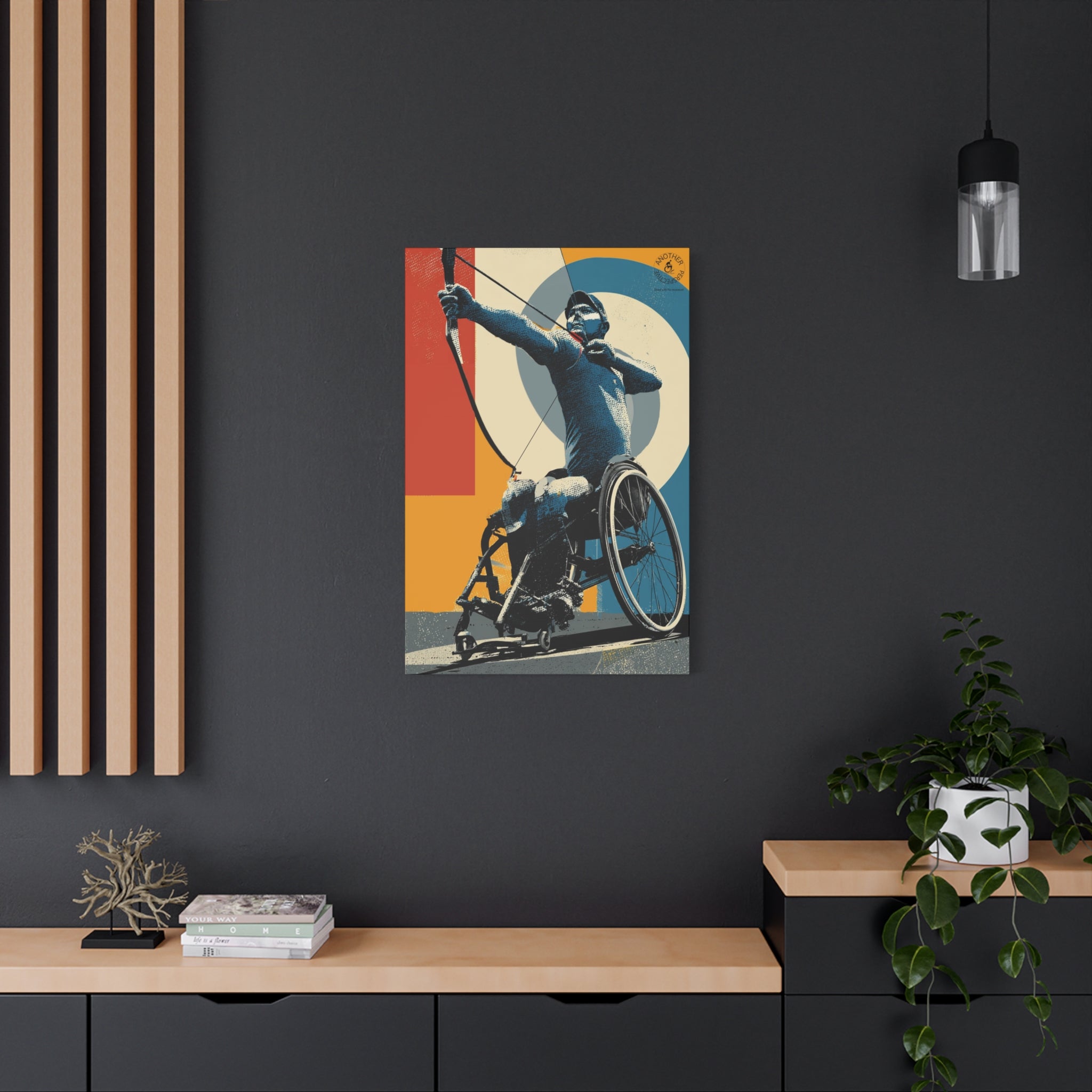 Empowering Wheelchair Archery Canvas Art, Inspirational Wall Decor, Motivational Home Decor, Unique Gift for Sports Enthusiasts, [...]