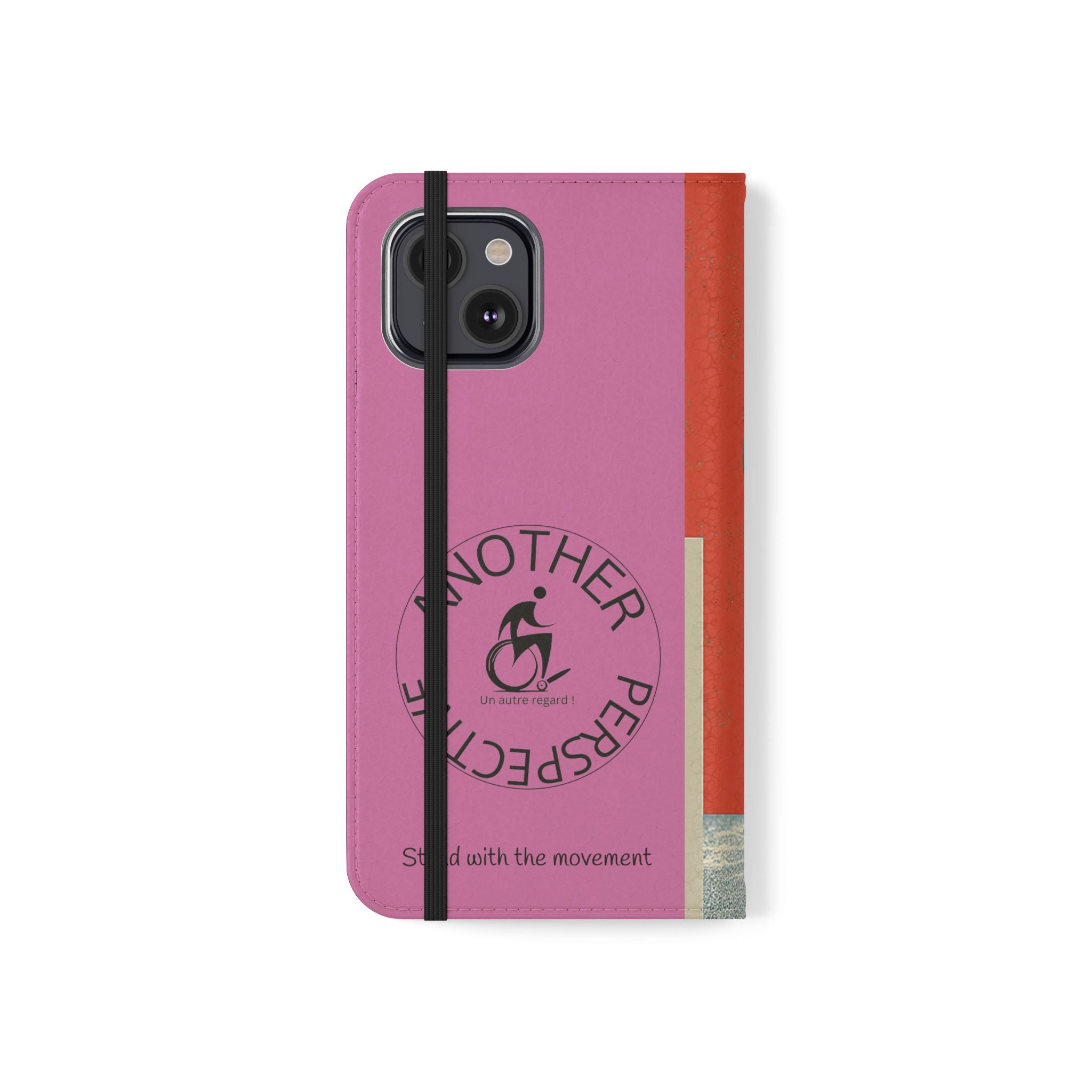 Empowering Flip Cases for Smartphones Course| Stand with the Movement, Stylish Phone Cover, Unique Gift, Inclusive Design, Support Accessibility