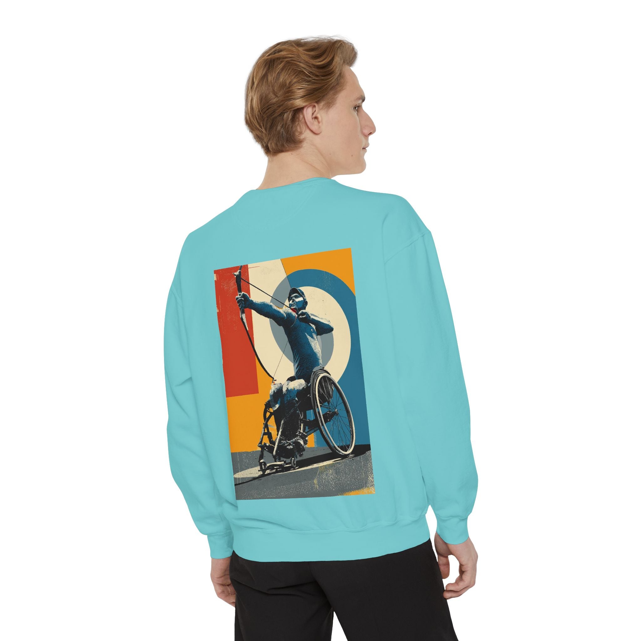 Inspirational Unisex Sweatshirt - Motivational Sports Archery Design | Perfect for Coaches, Athletes, Gifts, Casual Wear, and Events