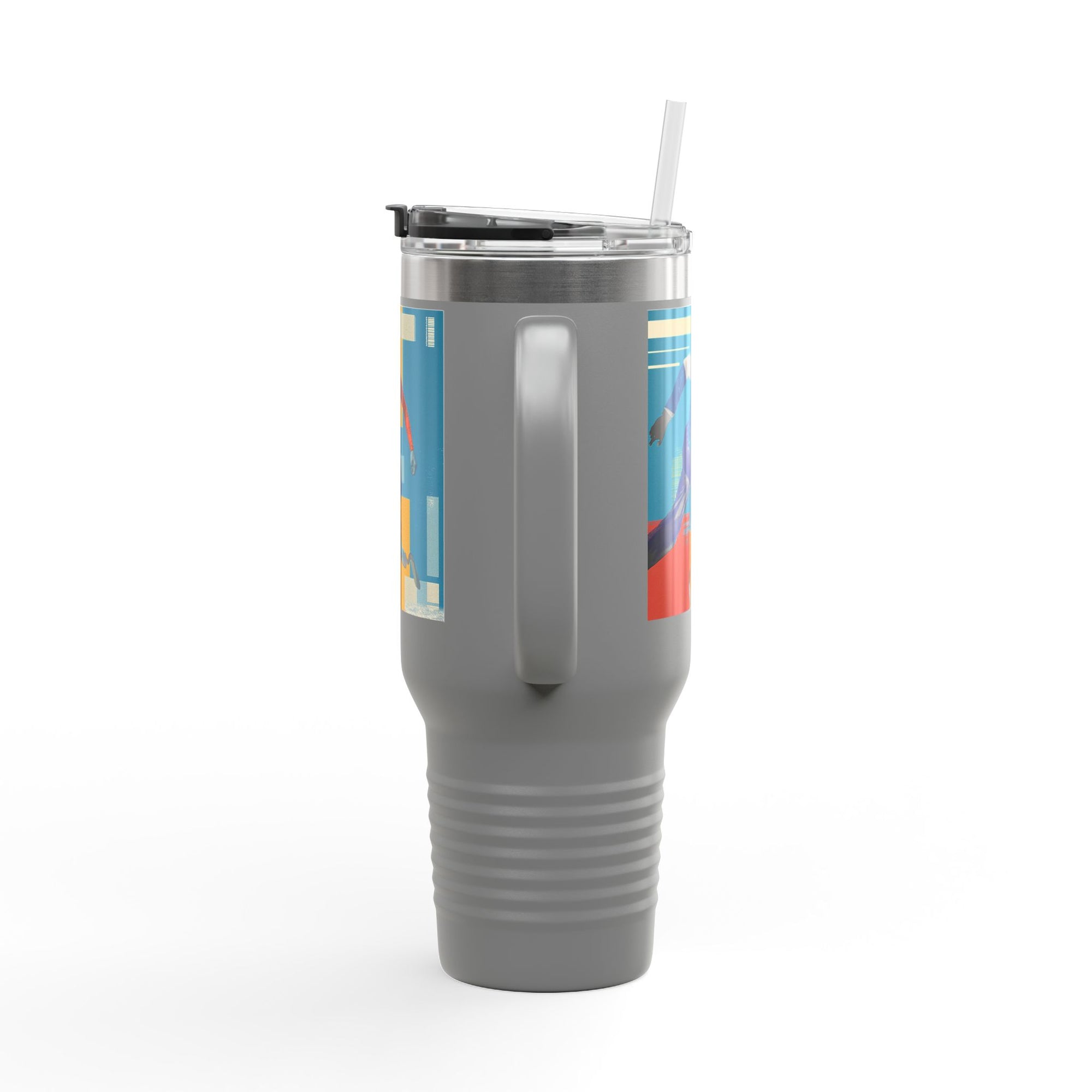 Vibrant Insulated Travel Mug, 40oz | Stylish Drinkware for Outdoor Adventures, Sports, Travel, Gifts