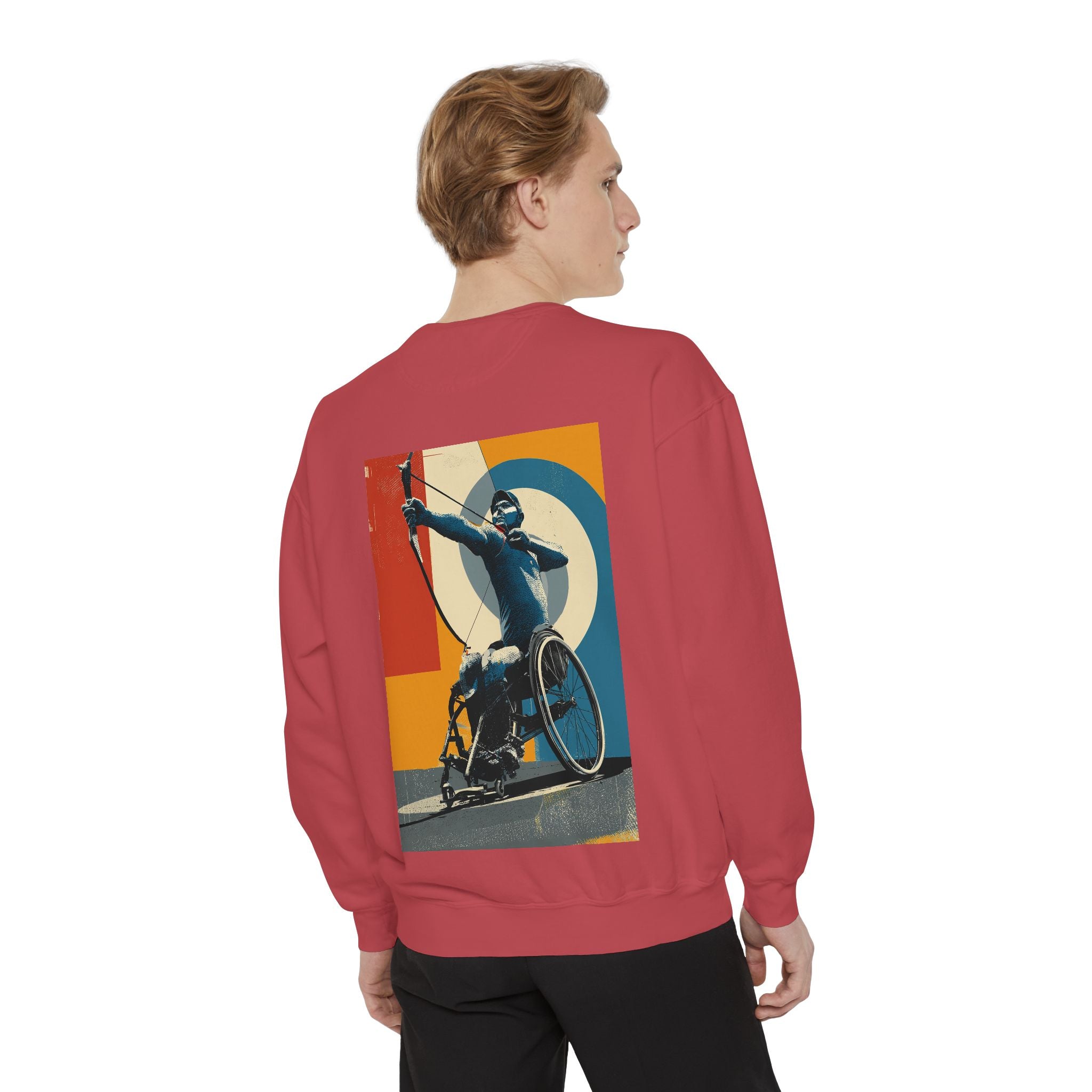Inspirational Unisex Sweatshirt - Motivational Sports Archery Design | Perfect for Coaches, Athletes, Gifts, Casual Wear, and Events