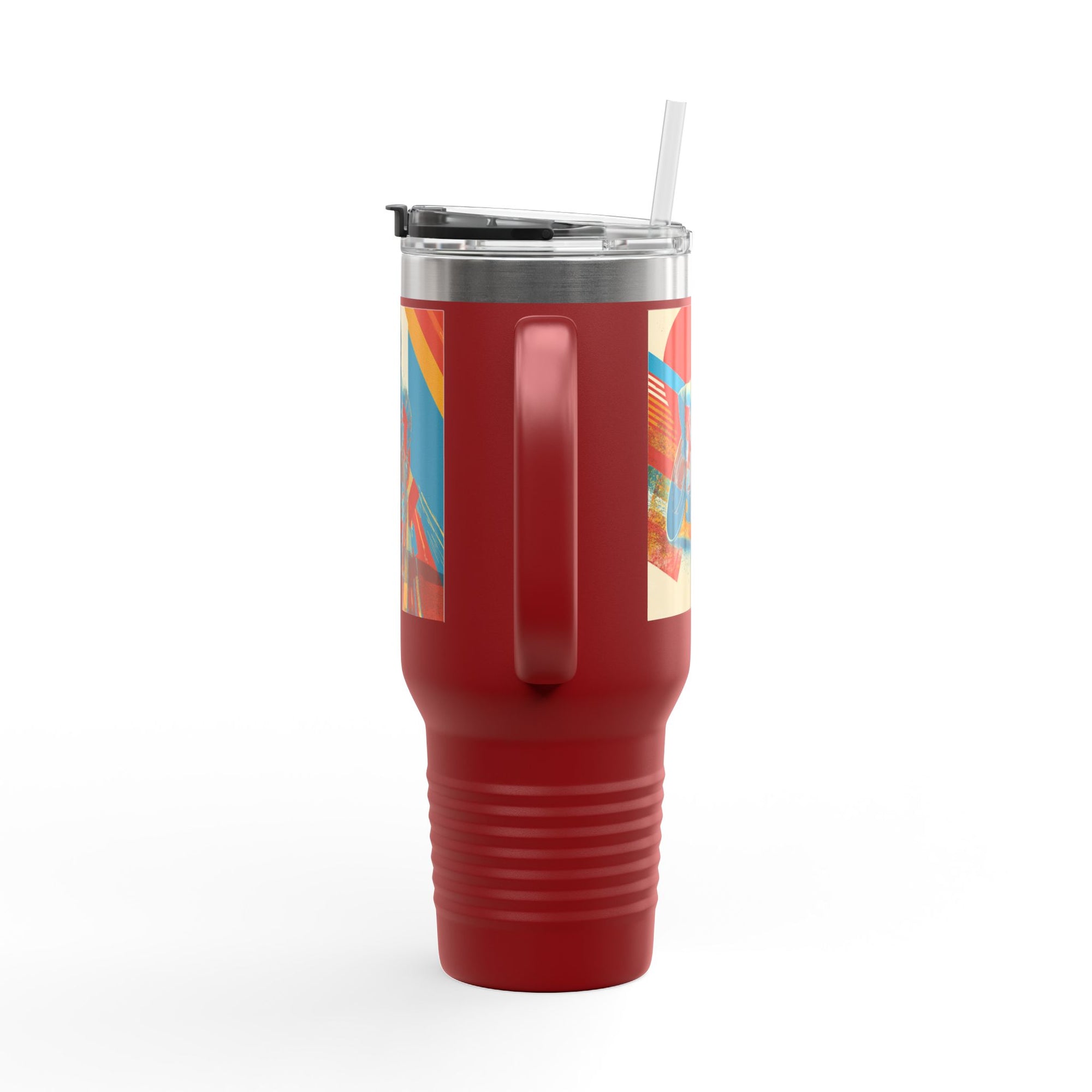 Vibrant Insulated Travel Mug, 40oz | Stylish Drinkware for Outdoor Adventures, Sports, Travel, Gifts