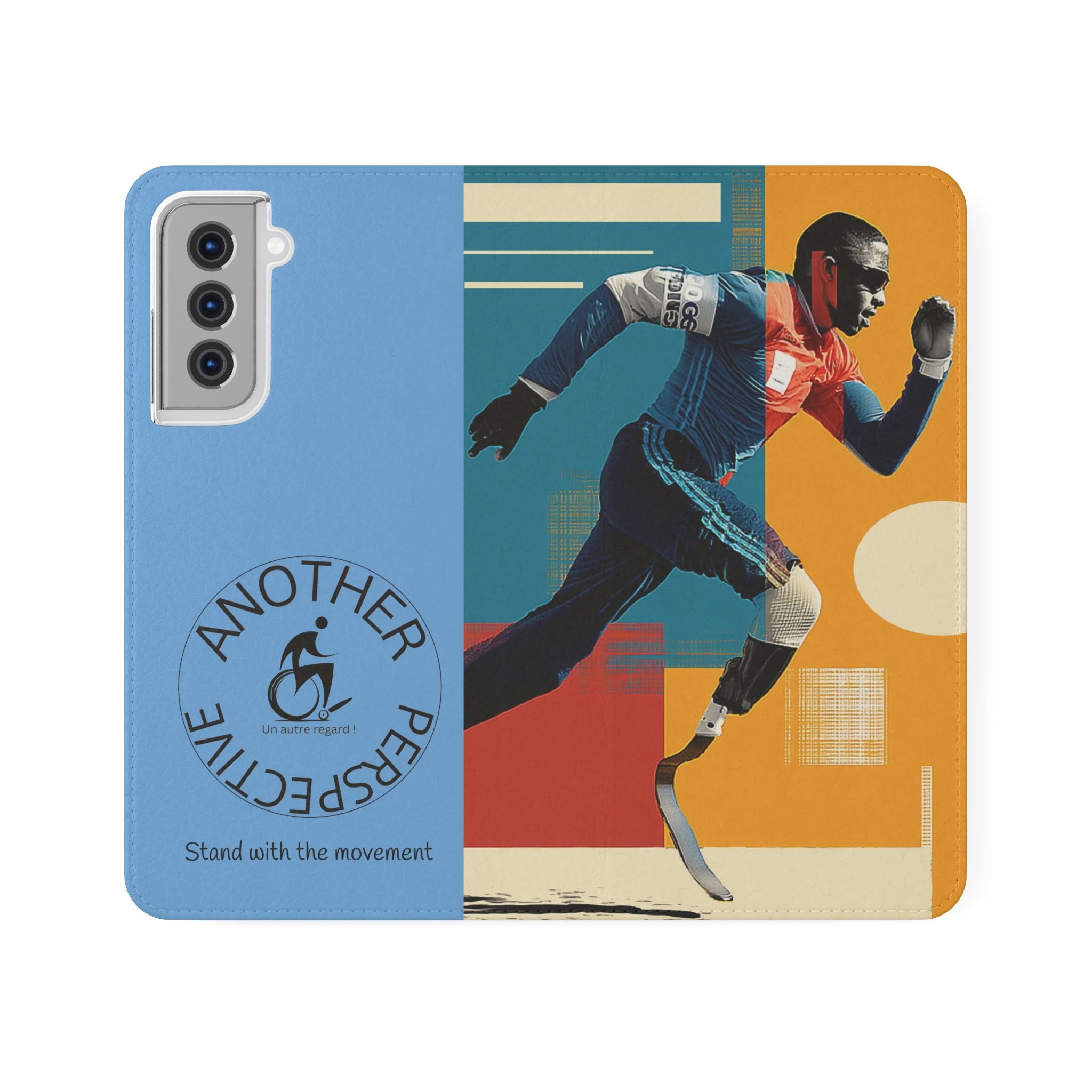 Sporty Flip Case for Athletes Course , Phone Wallet Cover, Stylish Mobile Case, Perfect Gift for Sports Fans, Functional Design