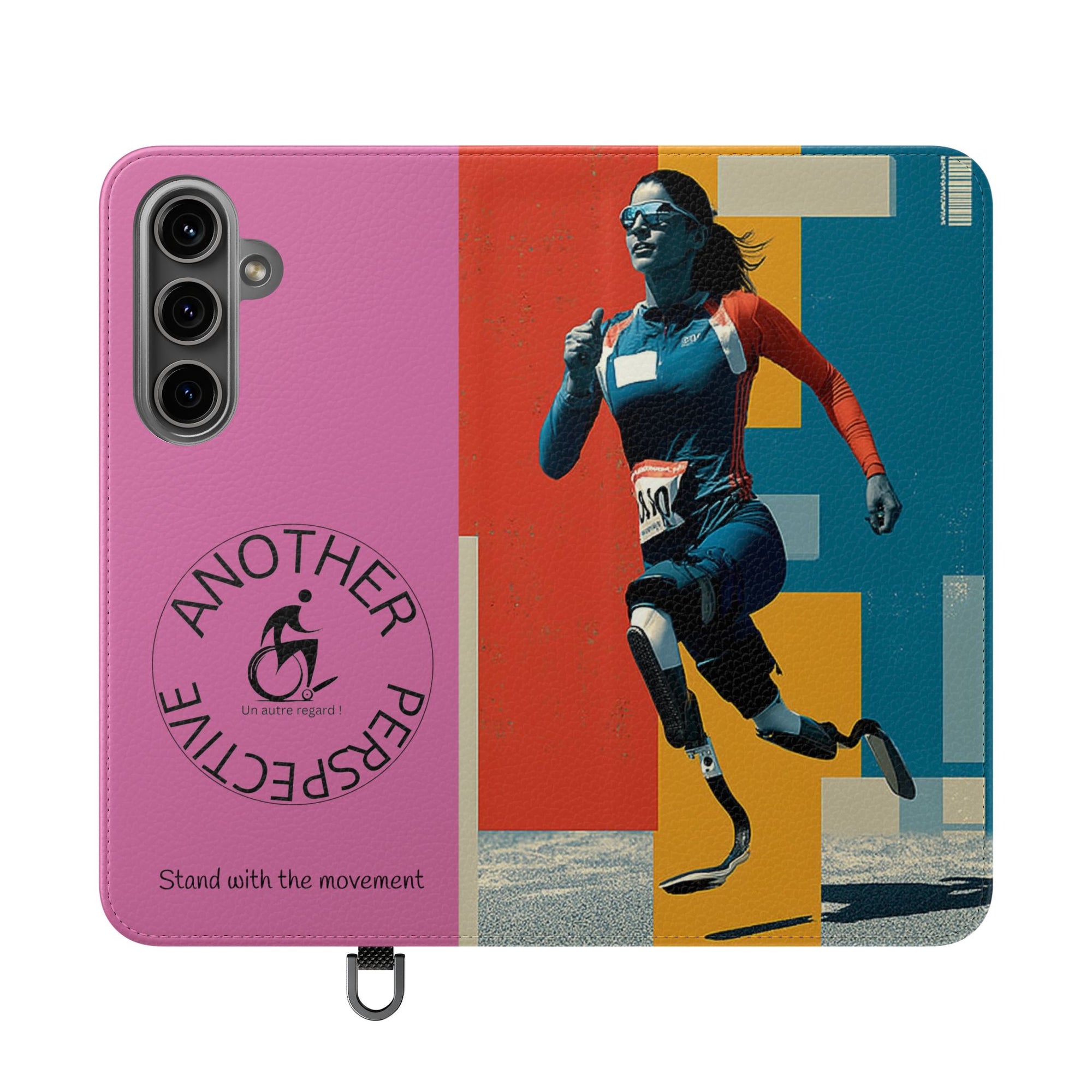 Empowering Flip Cases for Smartphones Course| Stand with the Movement, Stylish Phone Cover, Unique Gift, Inclusive Design, Support Accessibility