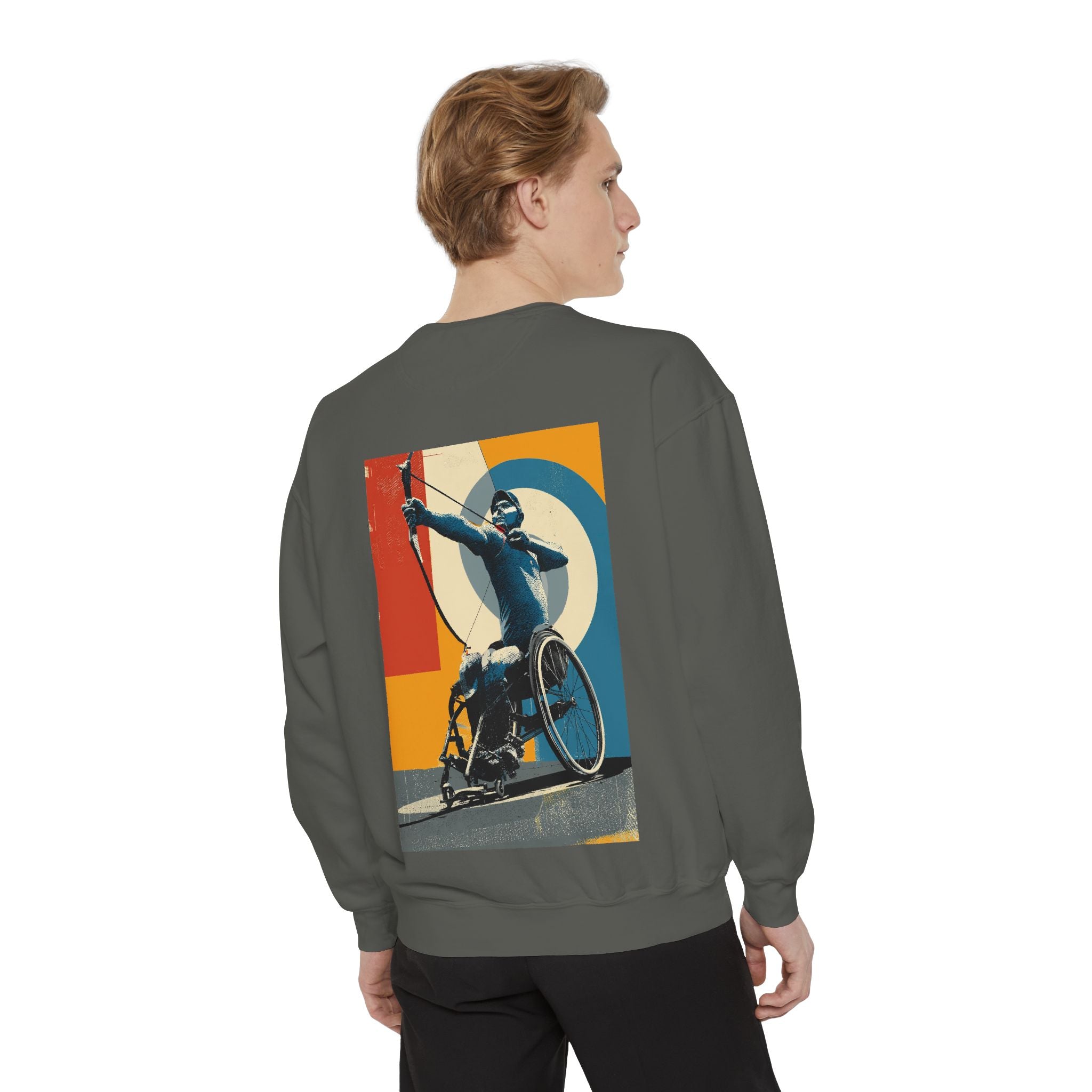 Inspirational Unisex Sweatshirt - Motivational Sports Archery Design | Perfect for Coaches, Athletes, Gifts, Casual Wear, and Events