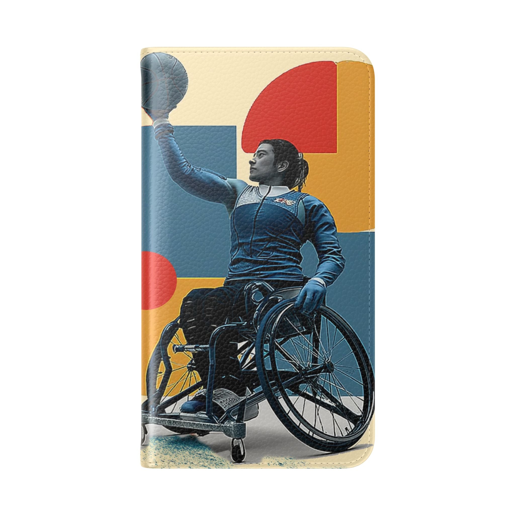 Adaptive Flip Cases for Empowerment, Wheelchair Basketball, Disability Awareness, Inspirational Gifts, Supportive Accessories