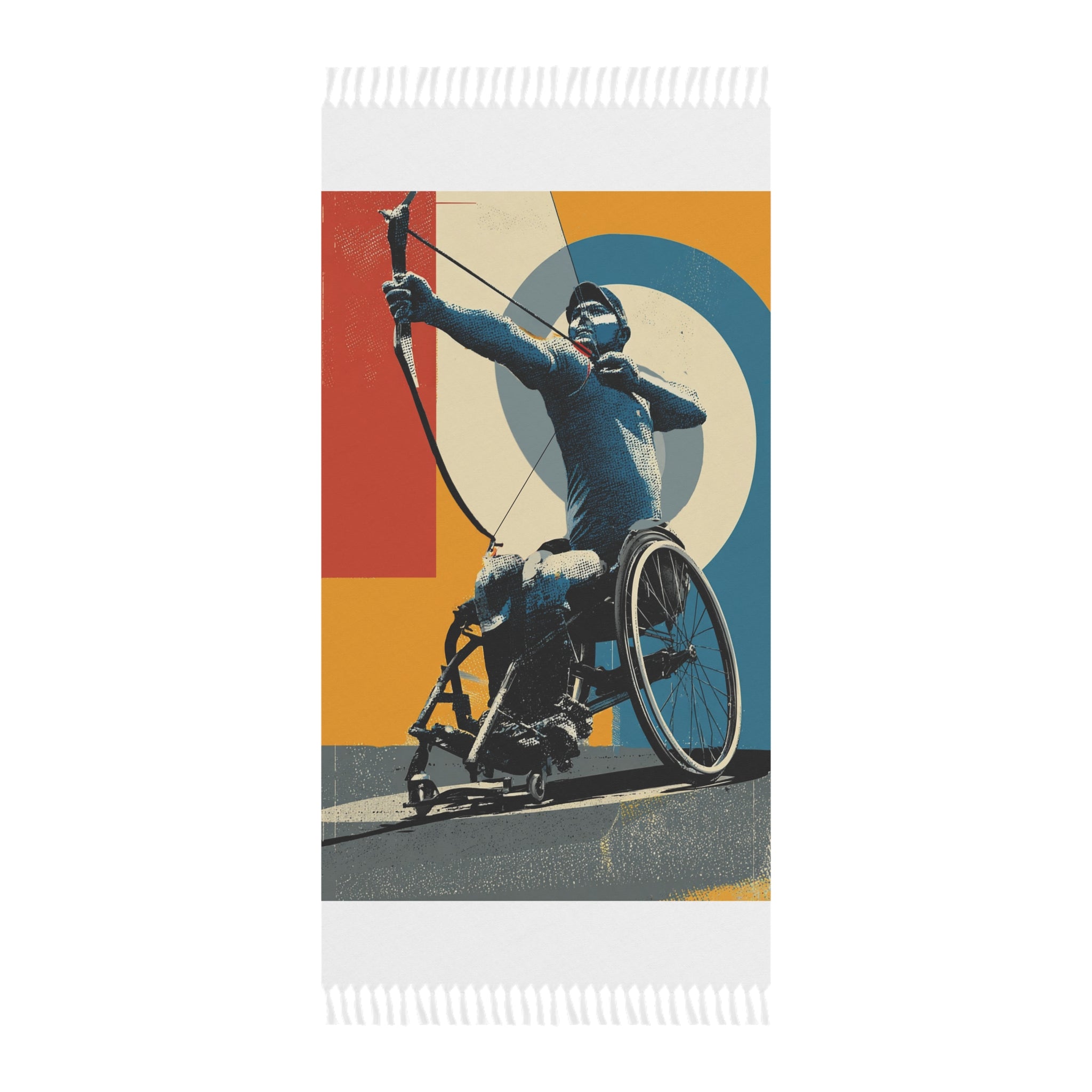 Boho Beach Towel - Vibrant Archery Design for Beach Days, Summer Fun, Gym Workout, Poolside Lounging, Outdoor Adventures