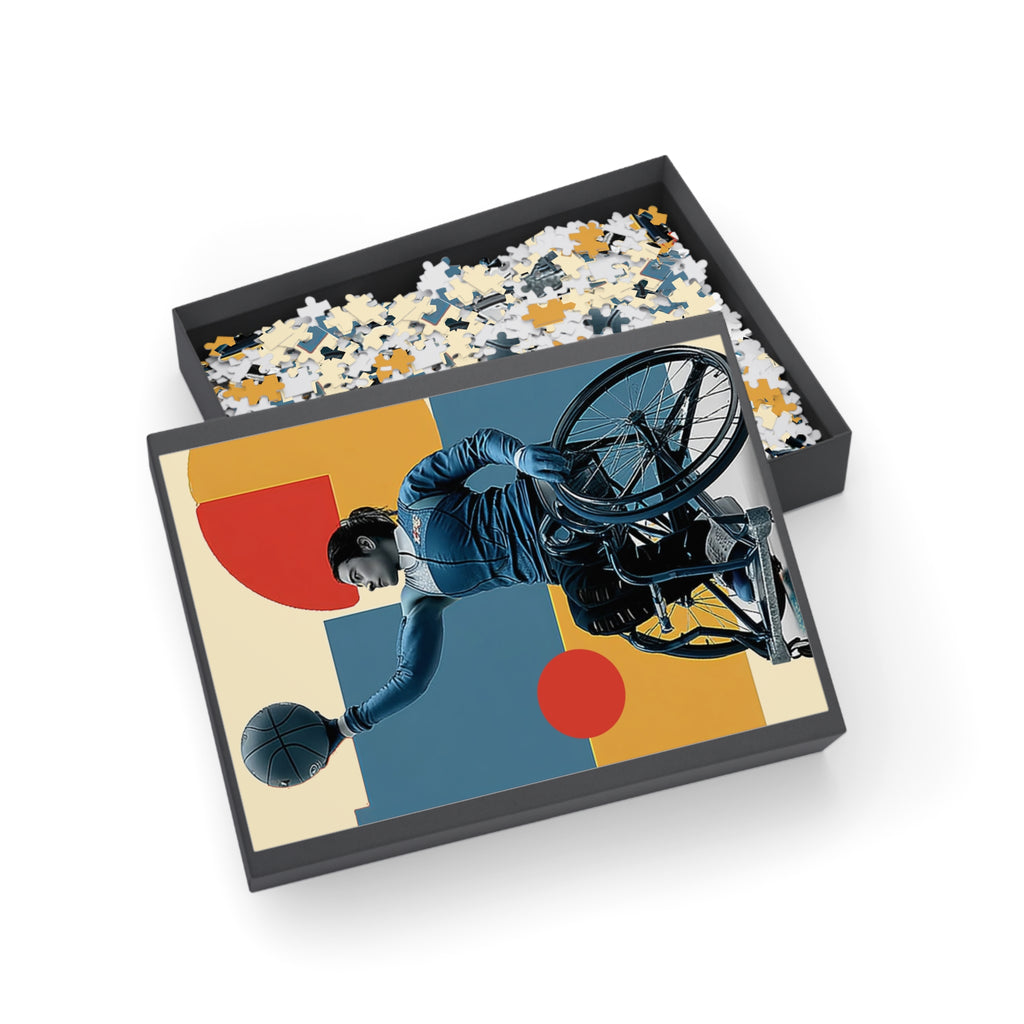 Interactive Basket Enthusiast Puzzle,  500-1000-Piece Jigsaw, Perfect for Gifts, Family Time, Home Decor, Cycling Theme