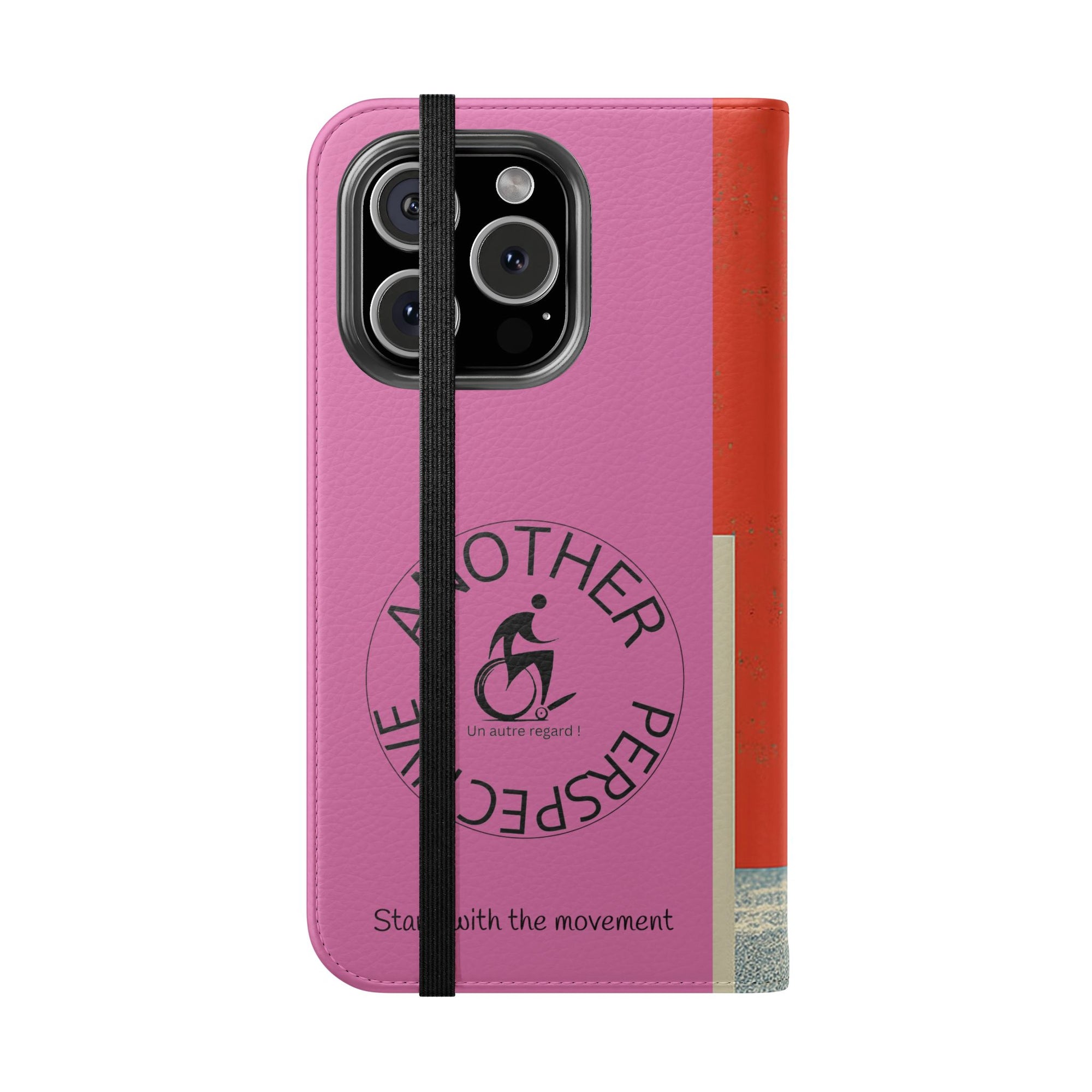 Empowering Flip Cases for Smartphones Course| Stand with the Movement, Stylish Phone Cover, Unique Gift, Inclusive Design, Support Accessibility