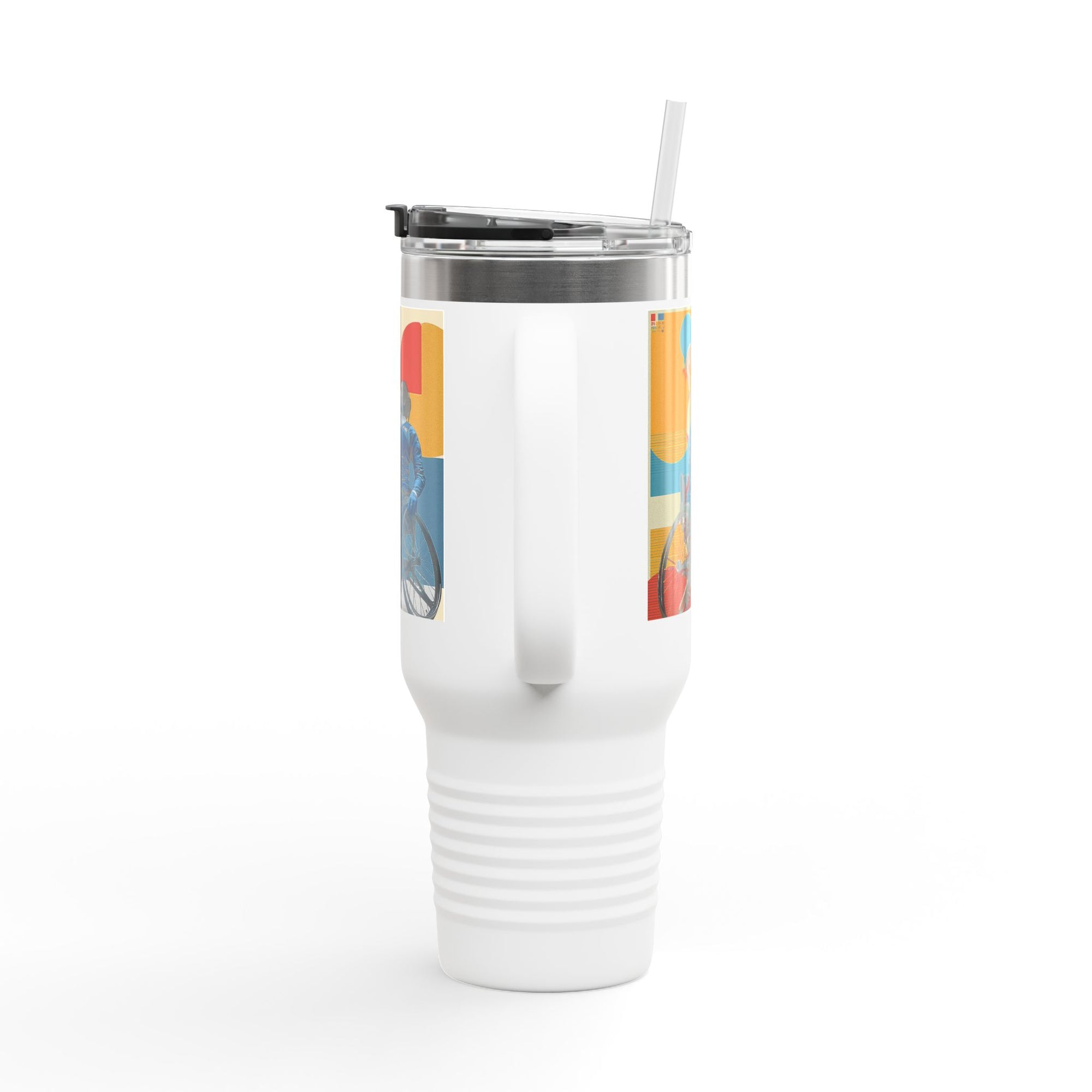 Vibrant Insulated Travel Mug, 40oz | Stylish Drinkware for Outdoor Adventures, Sports, Travel, Gifts