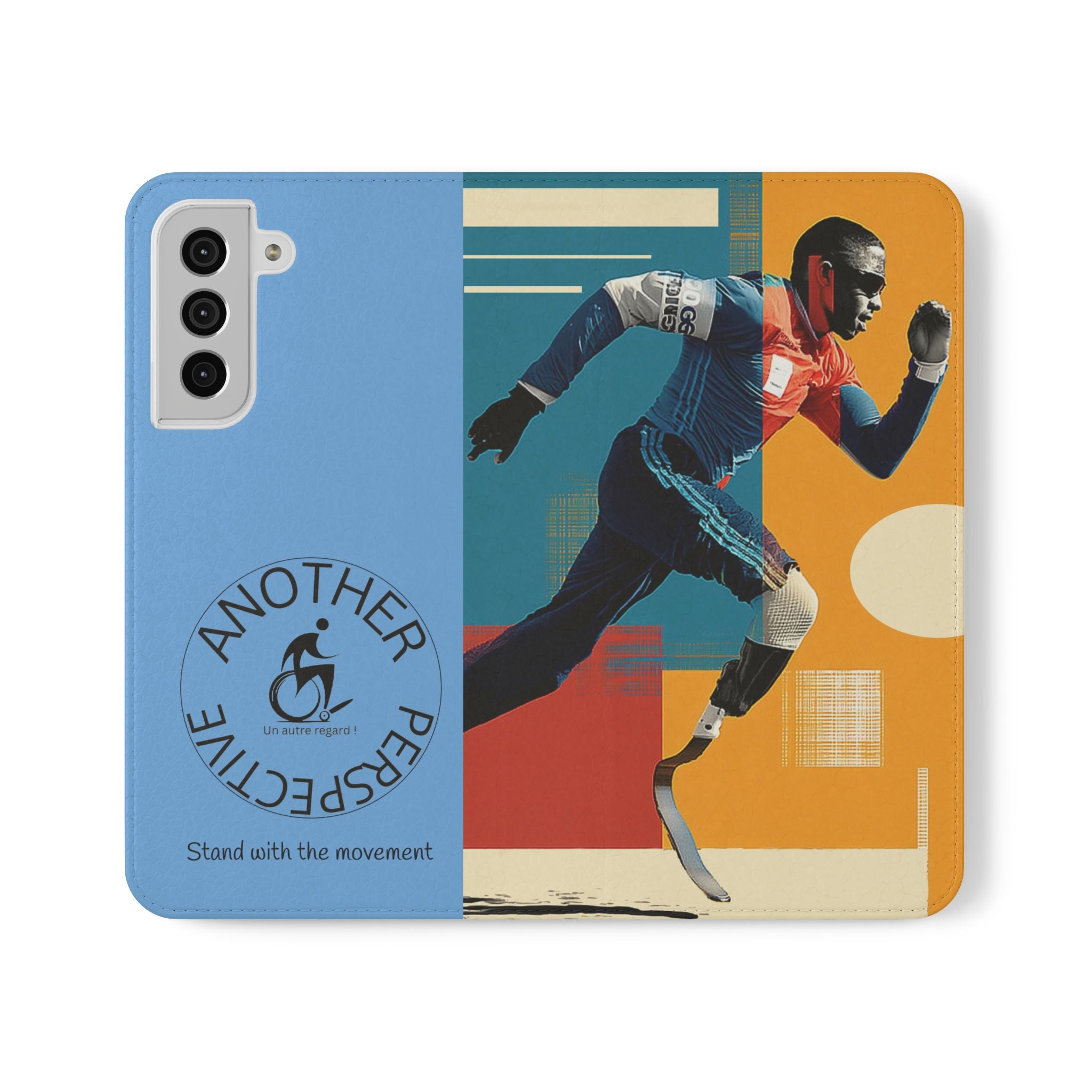 Sporty Flip Case for Athletes Course , Phone Wallet Cover, Stylish Mobile Case, Perfect Gift for Sports Fans, Functional Design