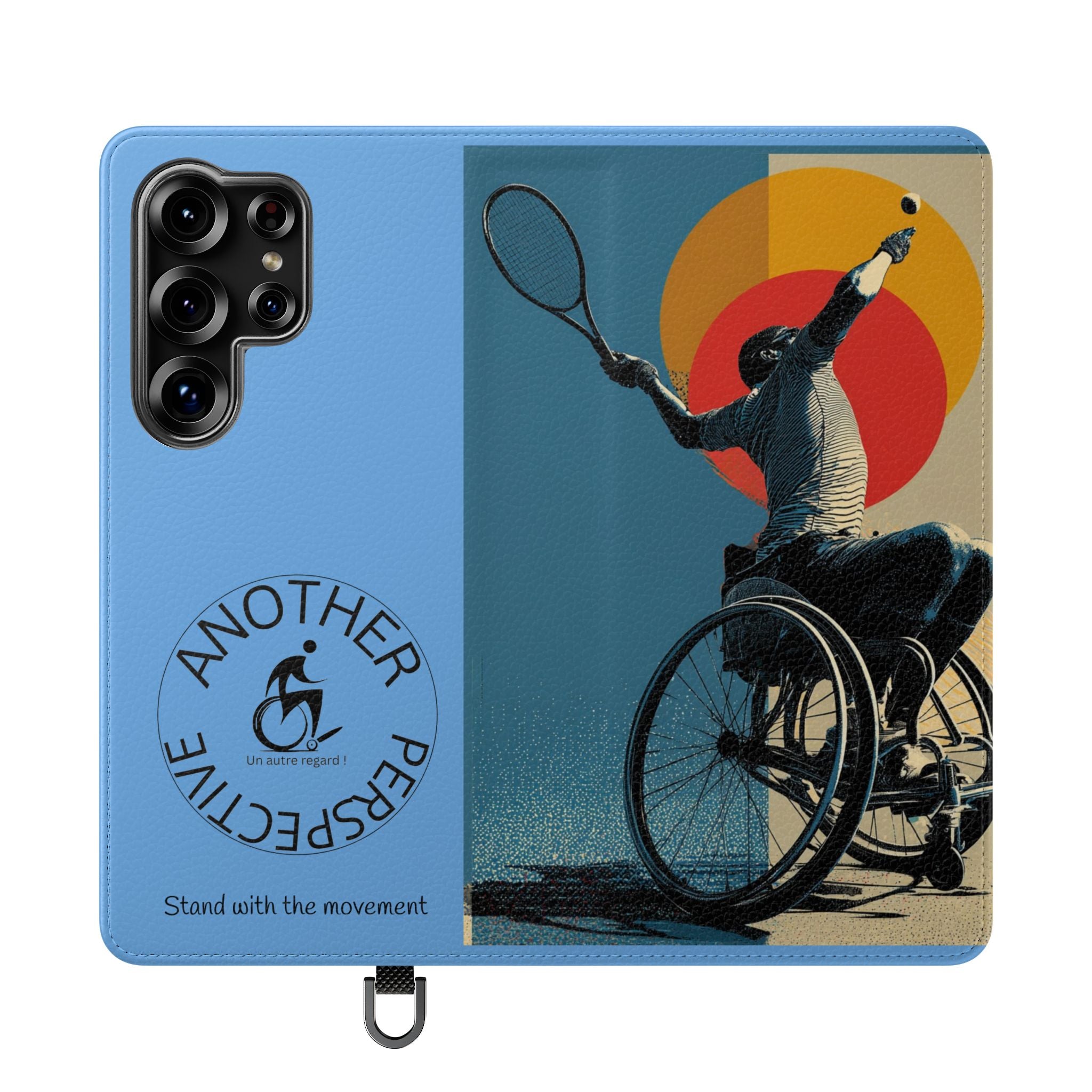 Sporty Flip Case for Athletes Tennis, Phone Wallet Cover, Stylish Mobile Case, Perfect Gift for Sports Fans, Functional Design