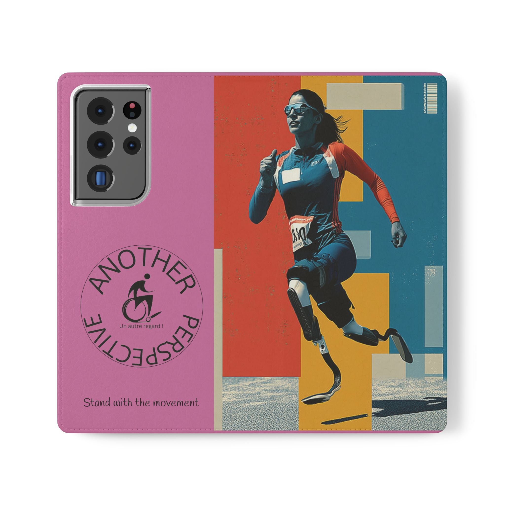 Empowering Flip Cases for Smartphones Course| Stand with the Movement, Stylish Phone Cover, Unique Gift, Inclusive Design, Support Accessibility