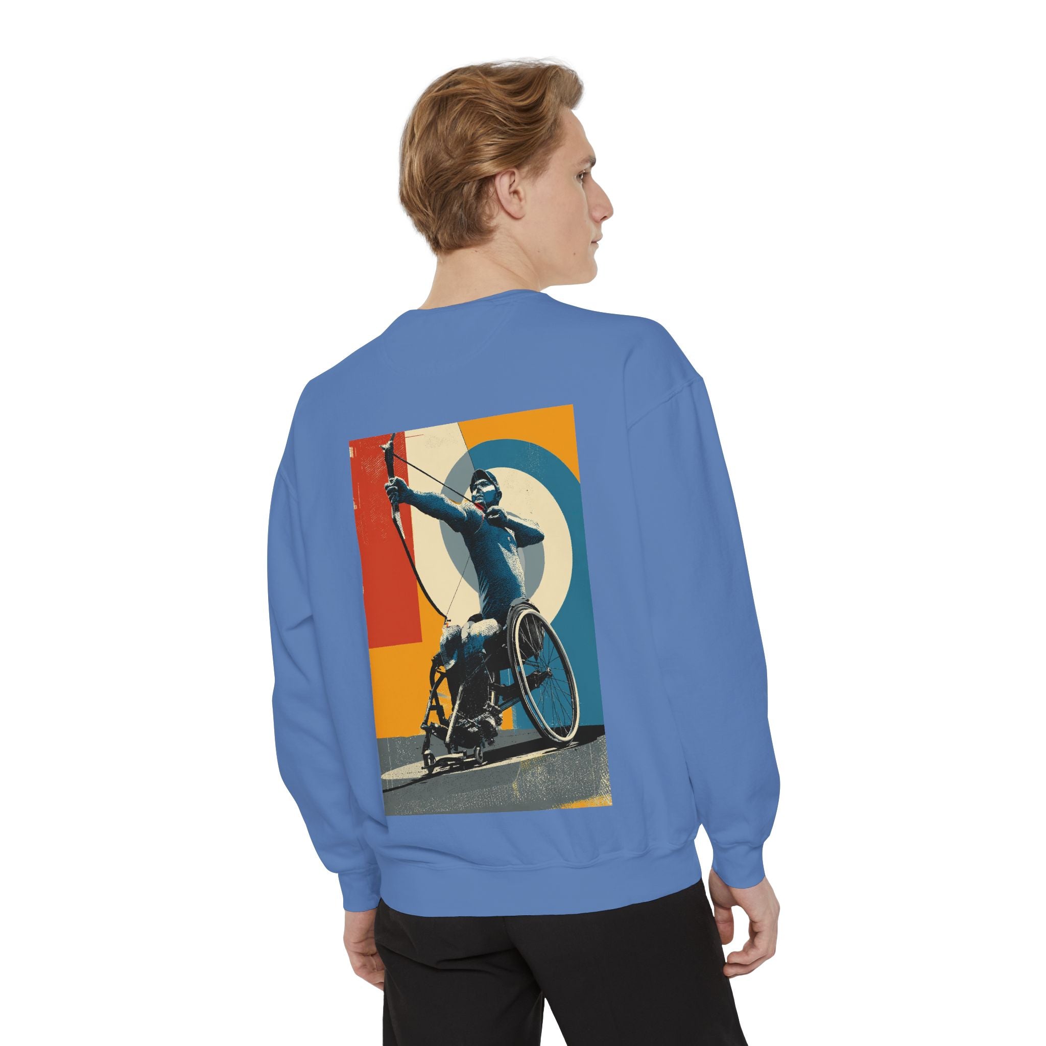 Inspirational Unisex Sweatshirt - Motivational Sports Archery Design | Perfect for Coaches, Athletes, Gifts, Casual Wear, and Events