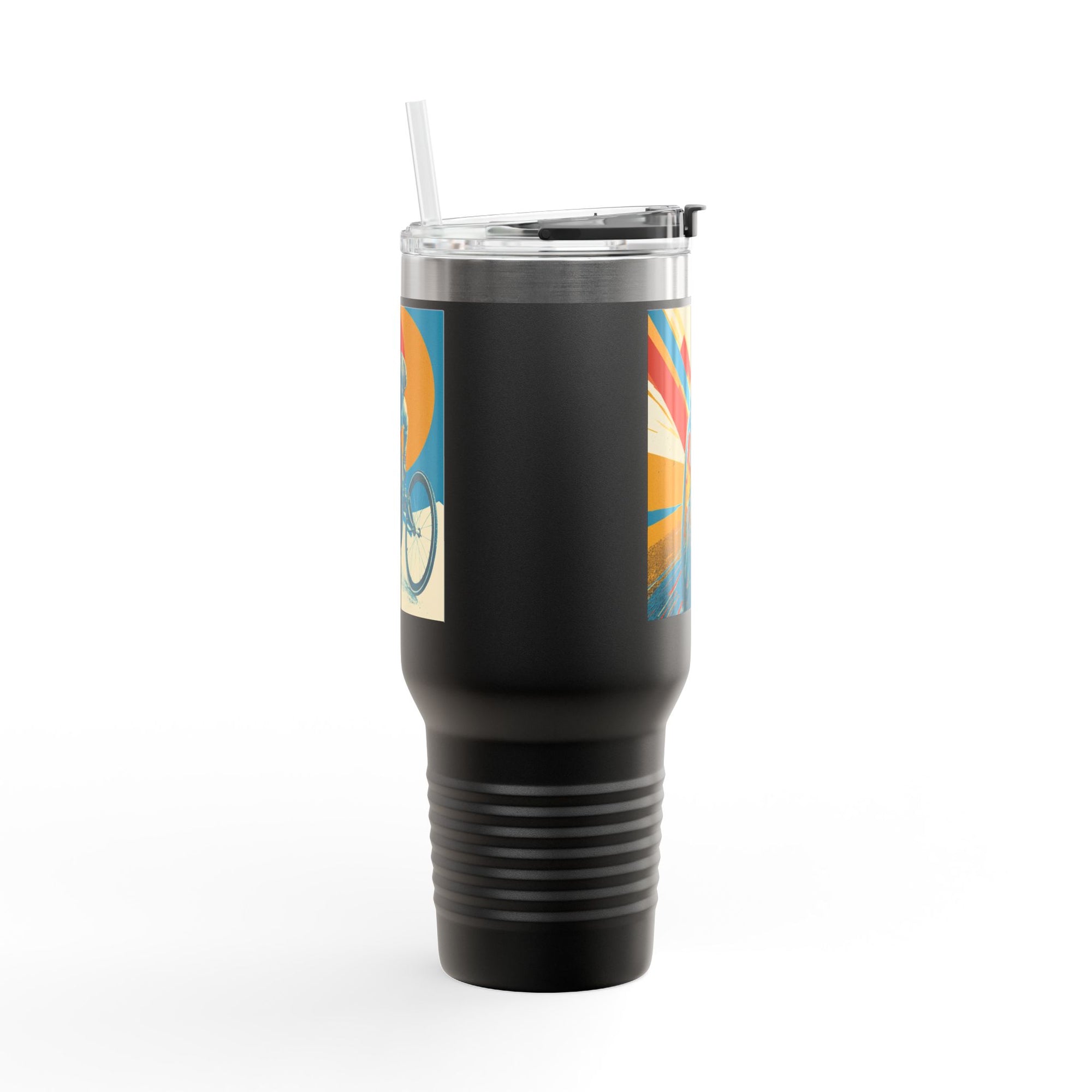 Vibrant Insulated Travel Mug, 40oz | Stylish Drinkware for Outdoor Adventures, Sports, Travel, Gifts