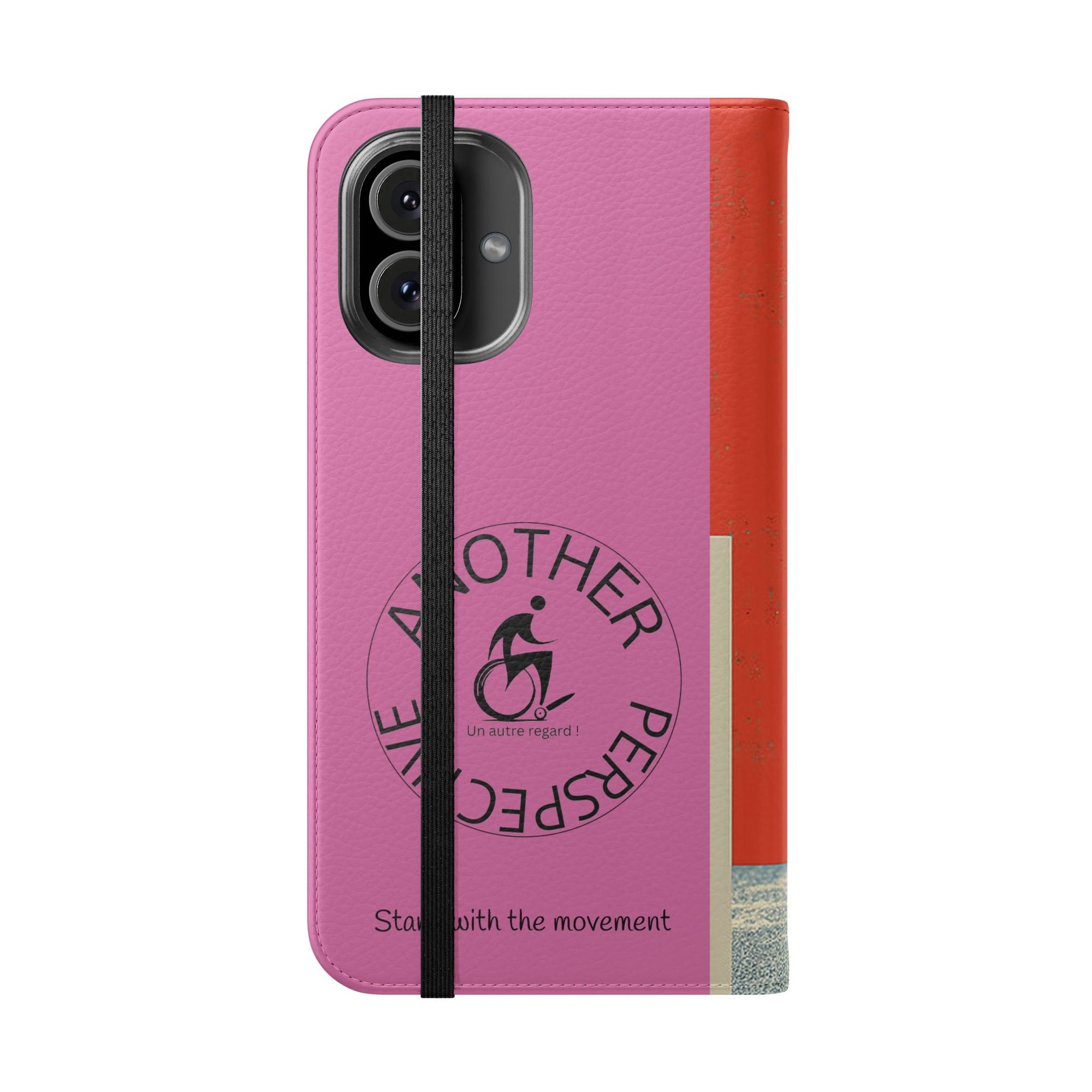 Empowering Flip Cases for Smartphones Course| Stand with the Movement, Stylish Phone Cover, Unique Gift, Inclusive Design, Support Accessibility