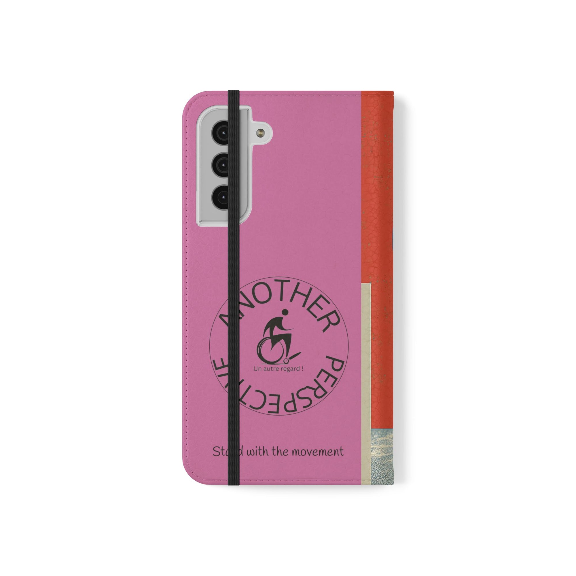 Empowering Flip Cases for Smartphones Course| Stand with the Movement, Stylish Phone Cover, Unique Gift, Inclusive Design, Support Accessibility