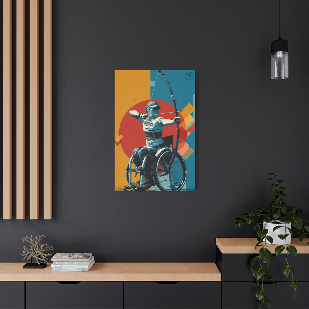 Empowering Wheelchair Archery Canvas Art, Inspirational Wall Decor, Motivational Home Decor, Unique Gift for Sports Enthusiasts, [...]
