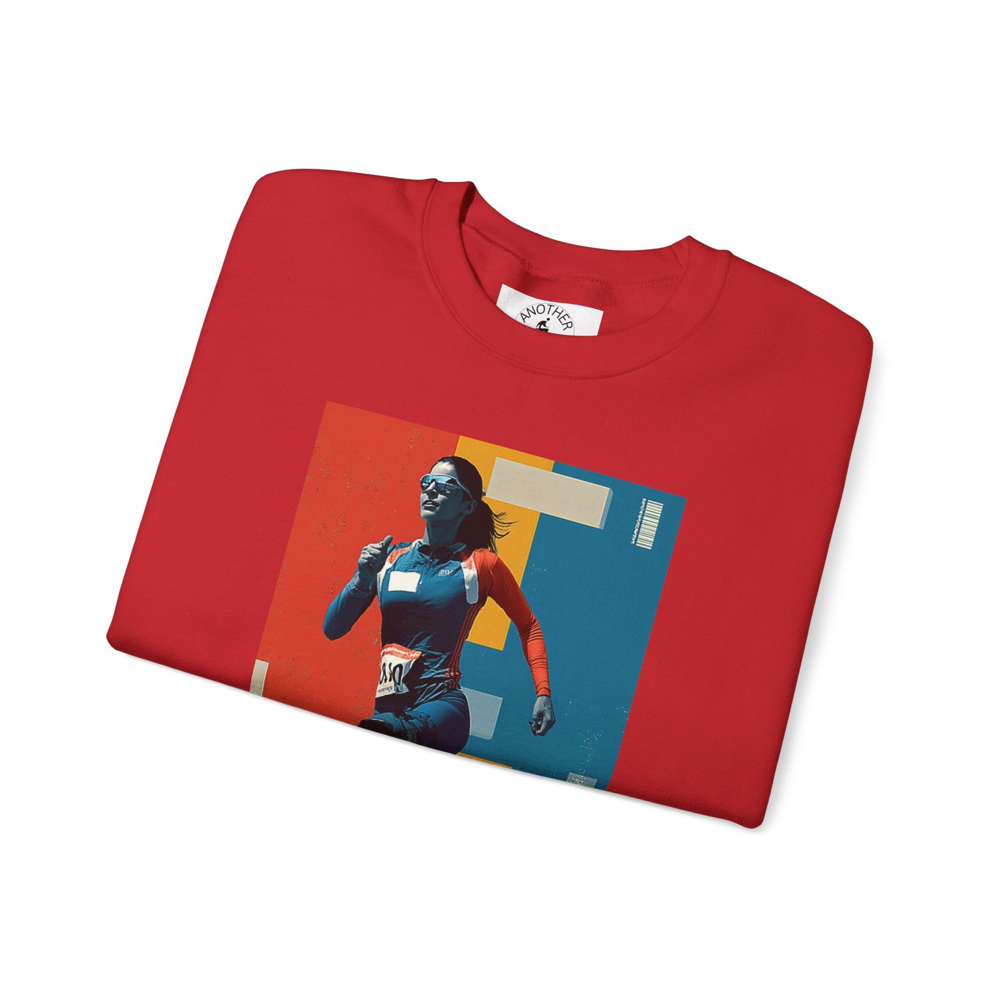 Inclusive WheelChair Course Sports Themed Sweatshirt for Empowerment, Unisex Heavy Blend Crewneck, Inspirational Gift for Activists