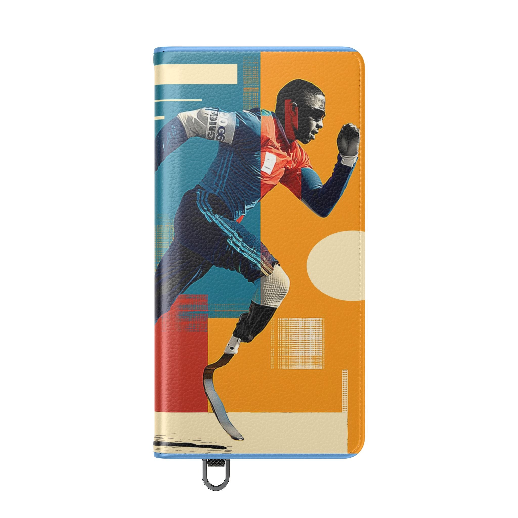 Sporty Flip Case for Athletes Course , Phone Wallet Cover, Stylish Mobile Case, Perfect Gift for Sports Fans, Functional Design