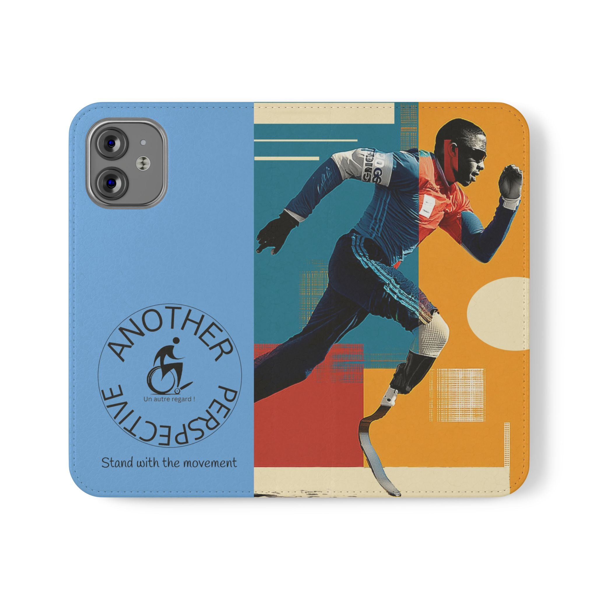 Sporty Flip Case for Athletes Course , Phone Wallet Cover, Stylish Mobile Case, Perfect Gift for Sports Fans, Functional Design