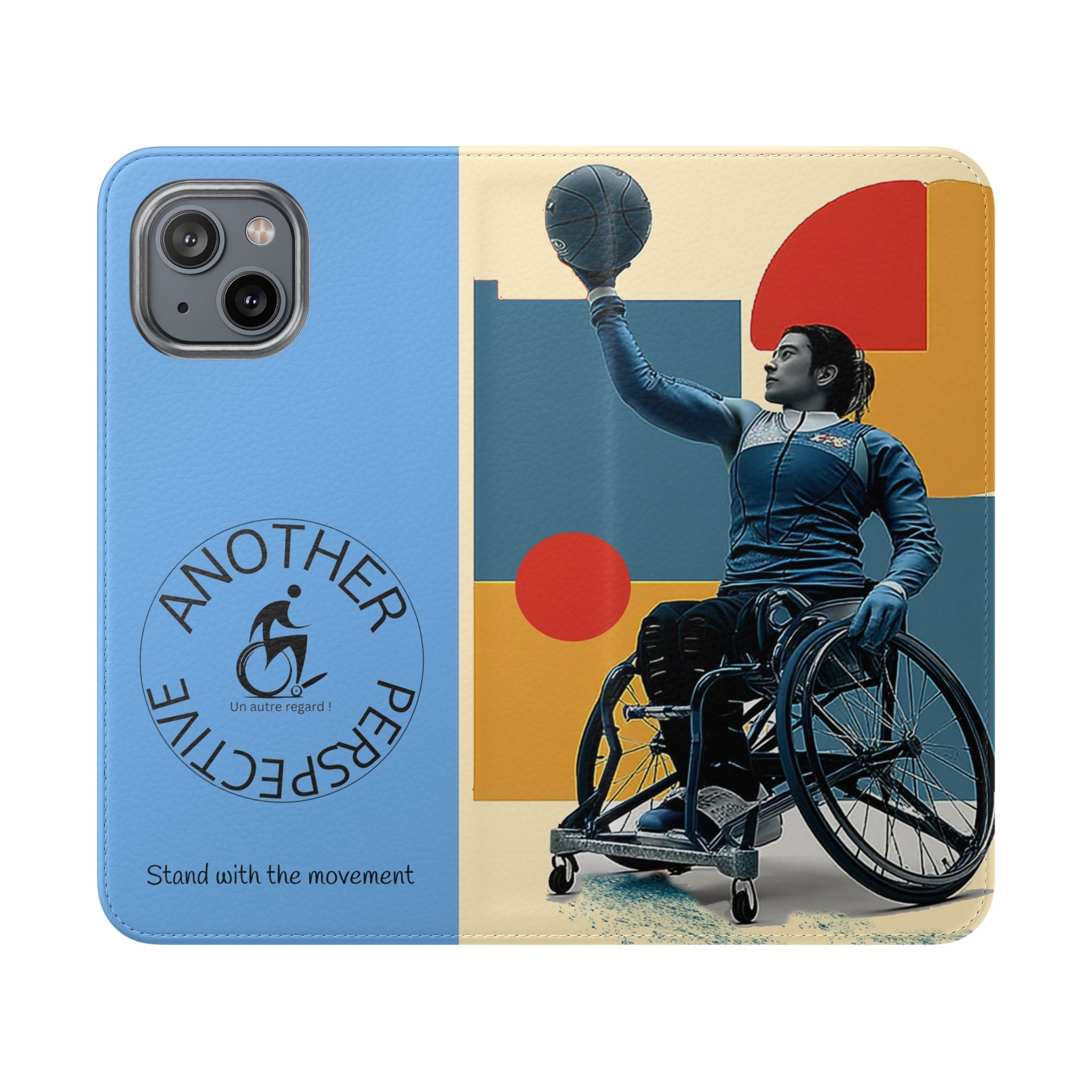 Adaptive Flip Cases for Empowerment, Wheelchair Basketball, Disability Awareness, Inspirational Gifts, Supportive Accessories