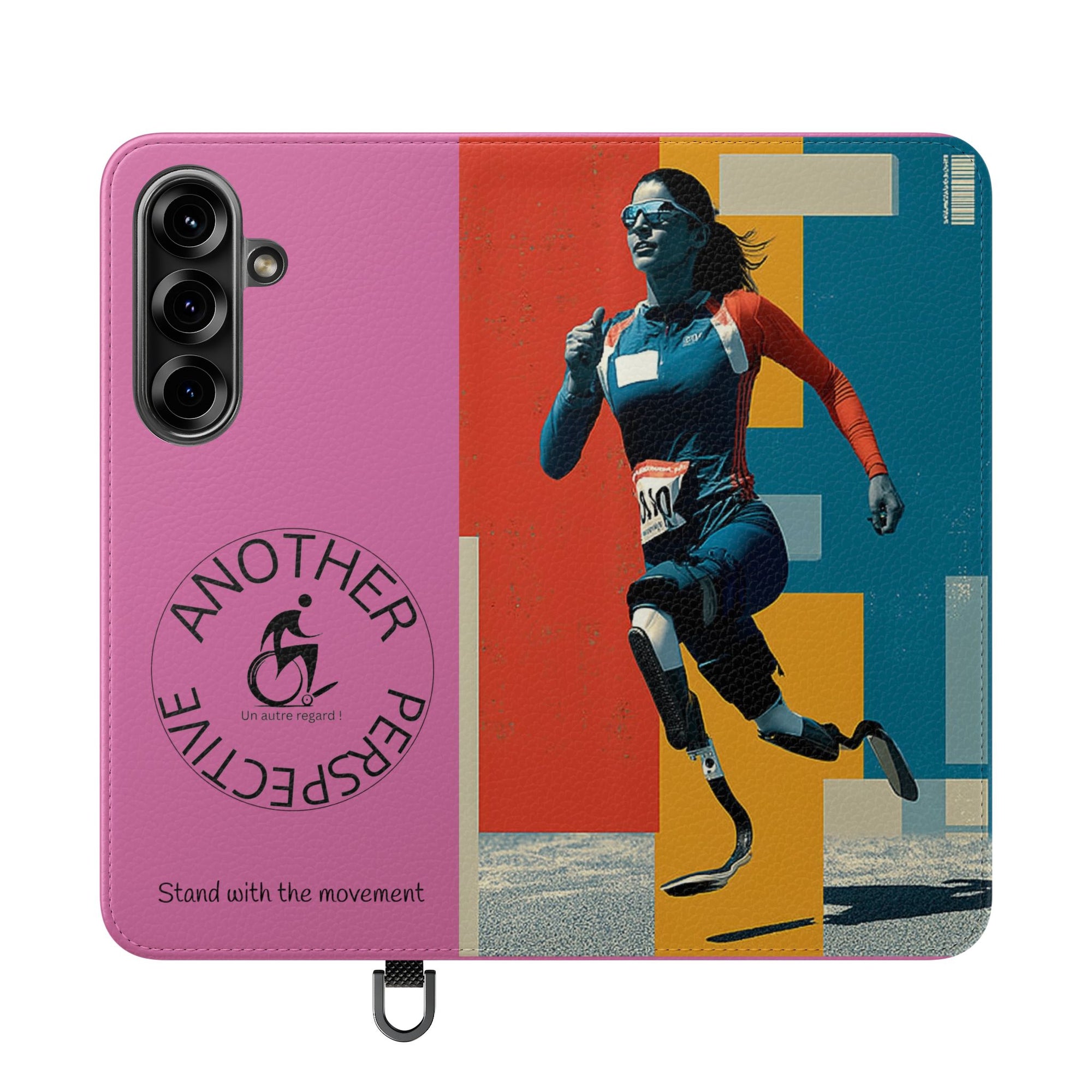 Empowering Flip Cases for Smartphones Course| Stand with the Movement, Stylish Phone Cover, Unique Gift, Inclusive Design, Support Accessibility