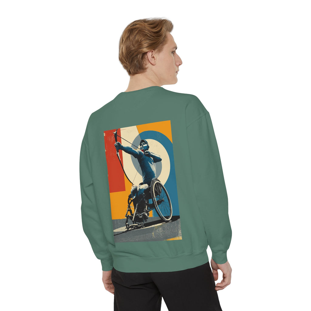 Inspirational Unisex Sweatshirt - Motivational Sports Archery Design | Perfect for Coaches, Athletes, Gifts, Casual Wear, and Events