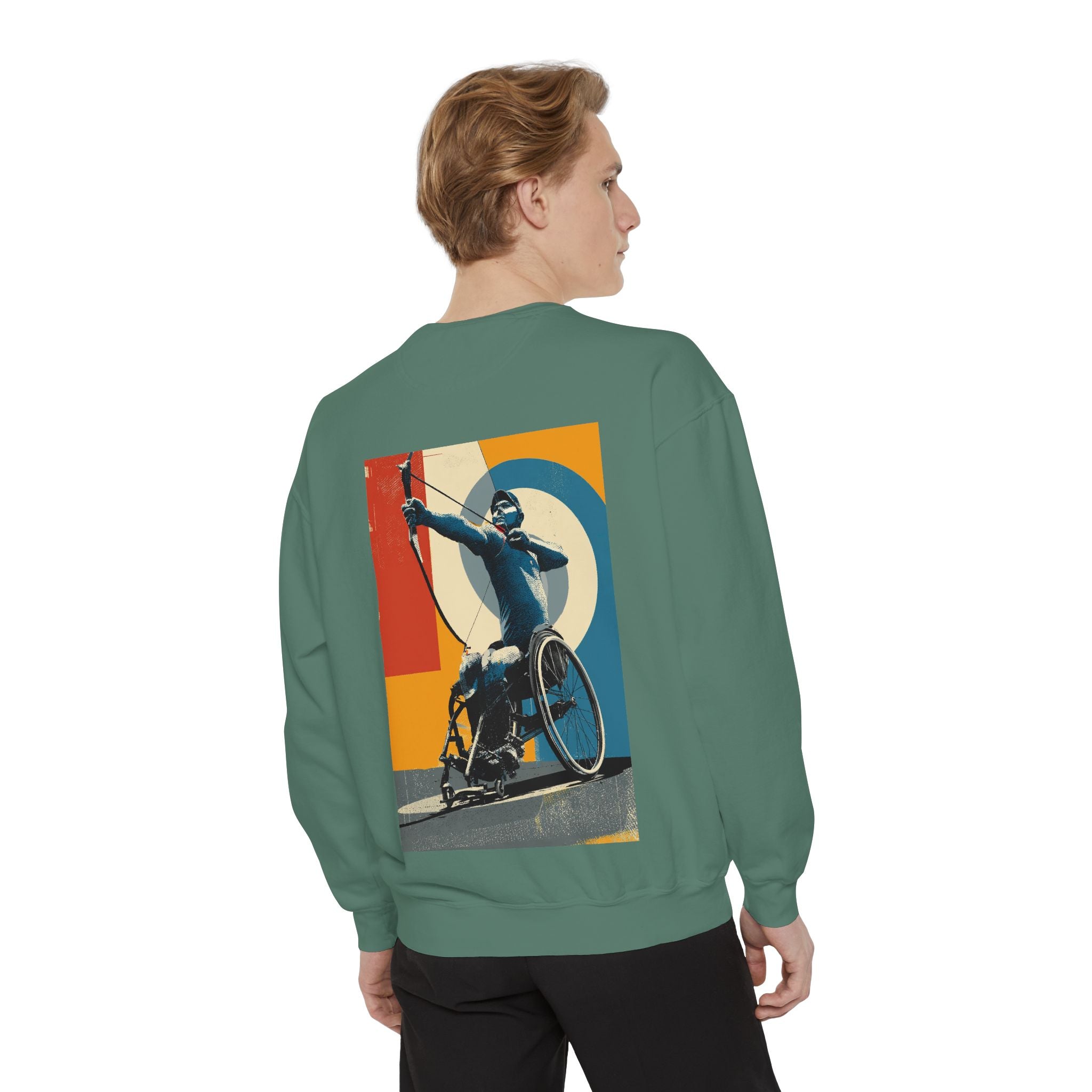 Inspirational Unisex Sweatshirt - Motivational Sports Archery Design | Perfect for Coaches, Athletes, Gifts, Casual Wear, and Events