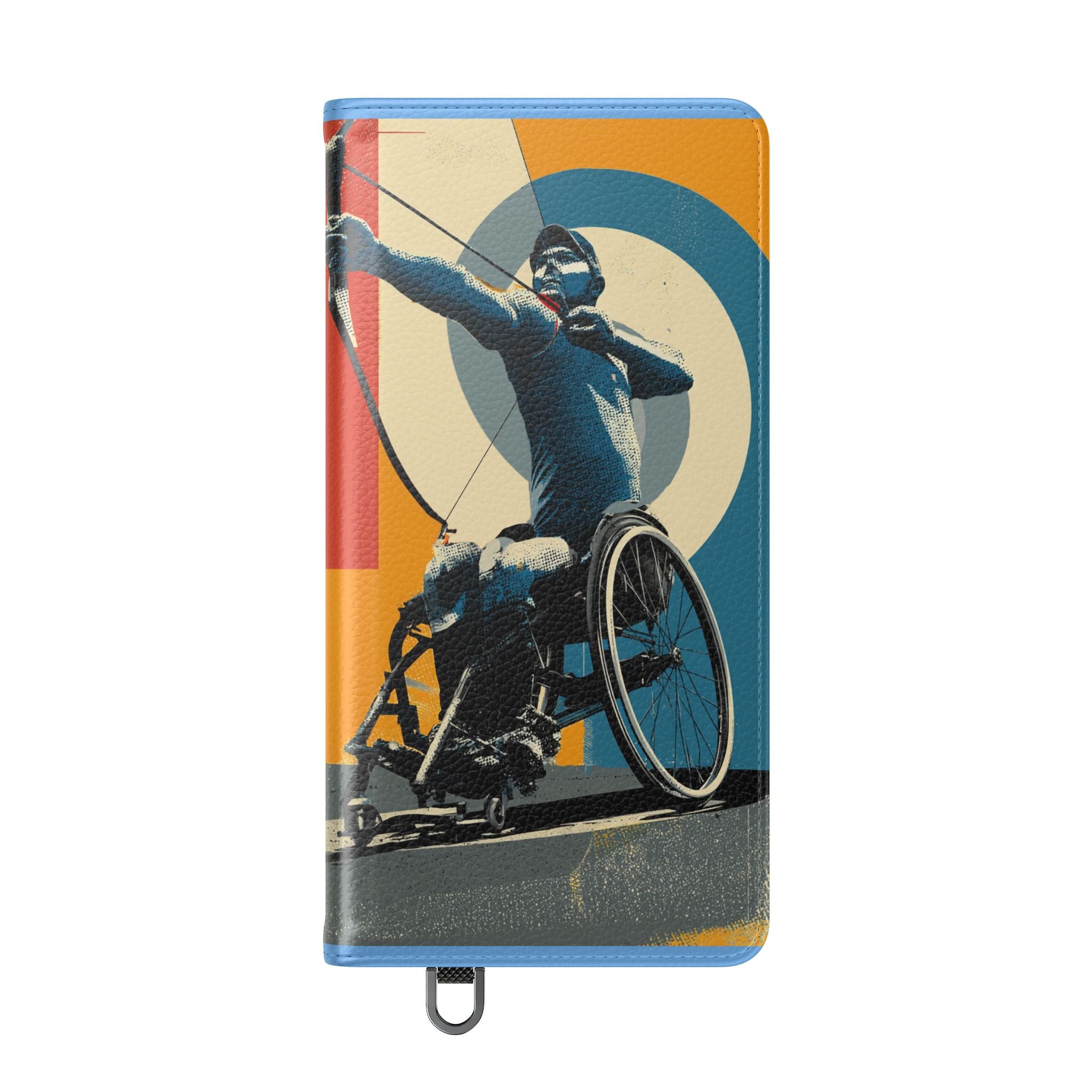 Sporty Flip Case for Athletes Archery, Phone Wallet Cover, Stylish Mobile Case, Perfect Gift for Sports Fans, Functional Design