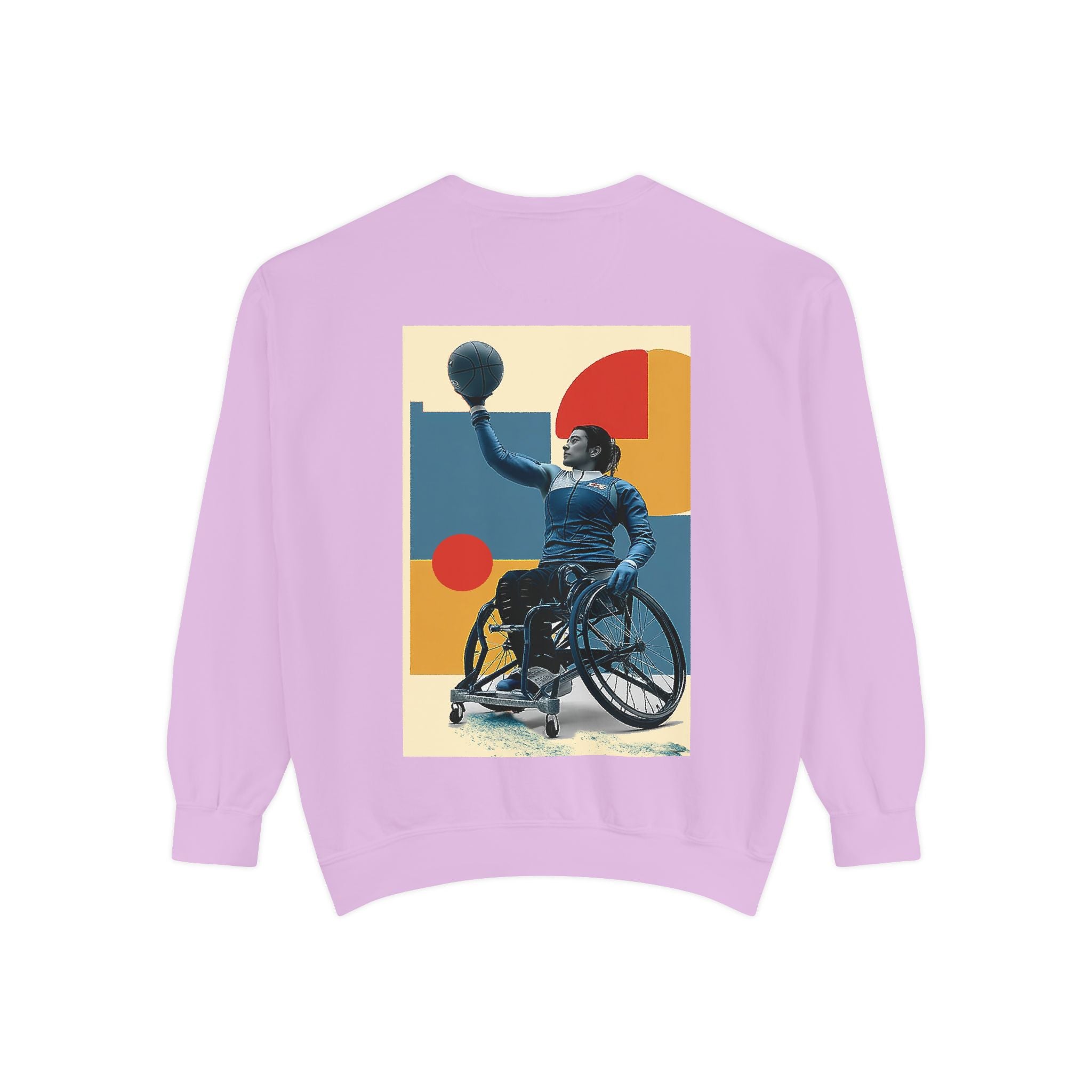 Inspirational Unisex Sweatshirt - Motivational Sports Basket Design | Perfect for Coaches, Athletes, Gifts, Casual Wear, and Events
