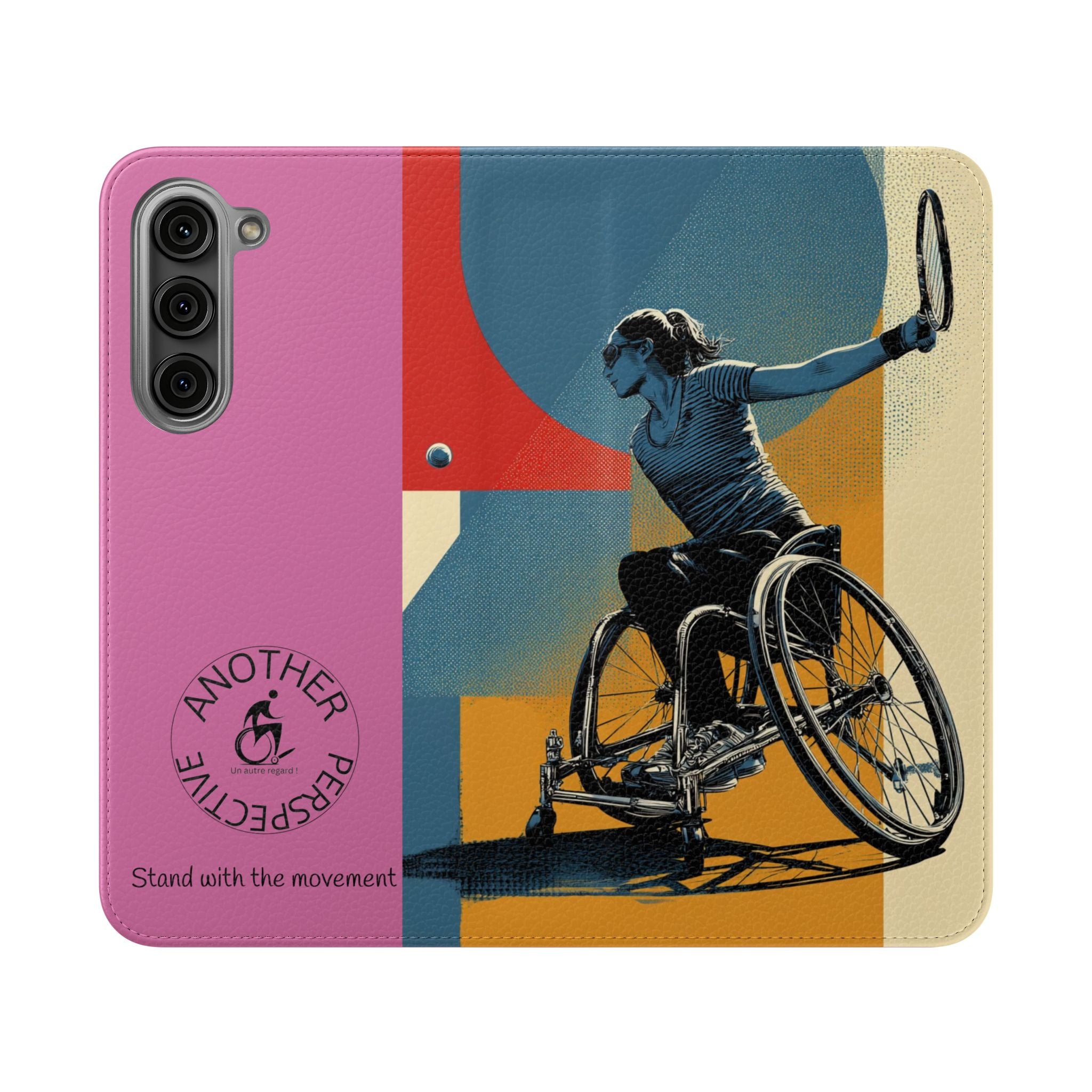 Sporty Flip Case for Athletes Tennis, Phone Wallet Cover, Stylish Mobile Case, Perfect Gift for Sports Fans, Functional Design