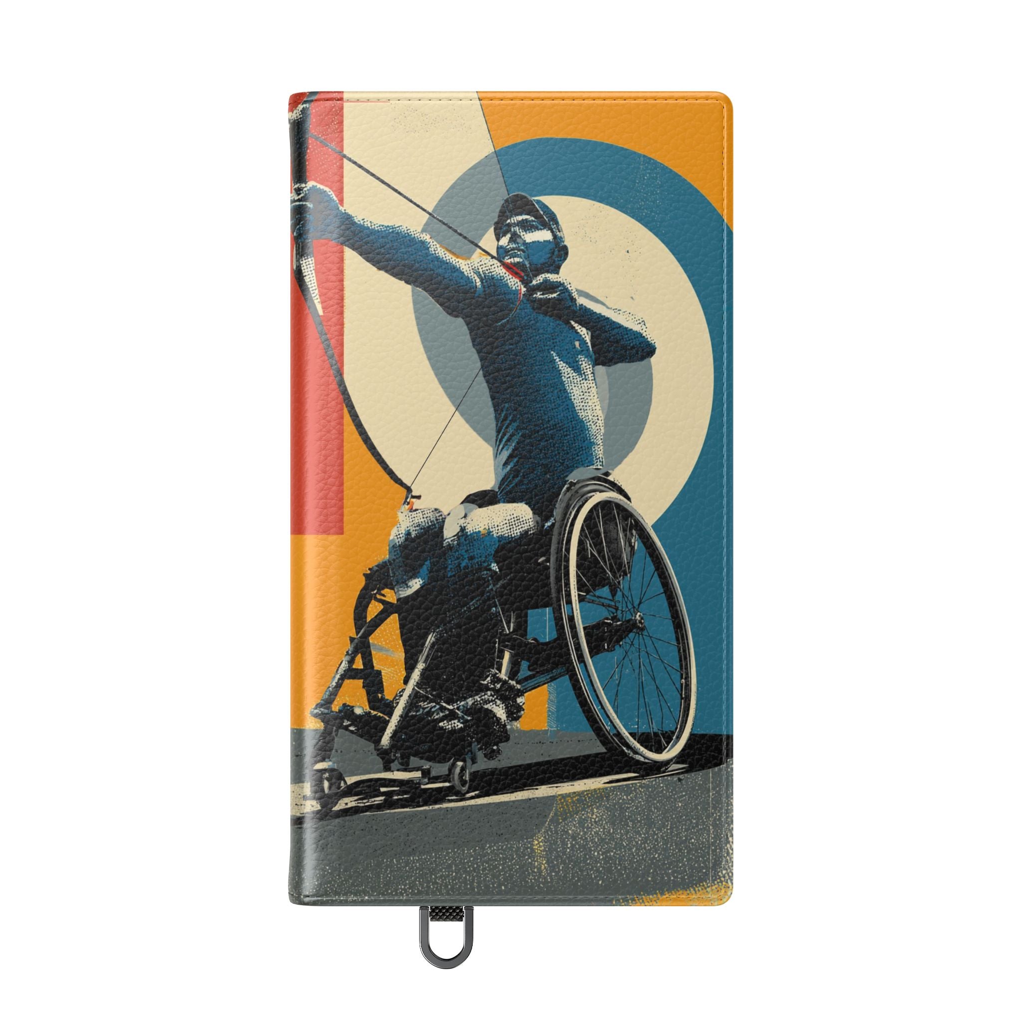 Sporty Flip Case for Athletes Archery, Phone Wallet Cover, Stylish Mobile Case, Perfect Gift for Sports Fans, Functional Design