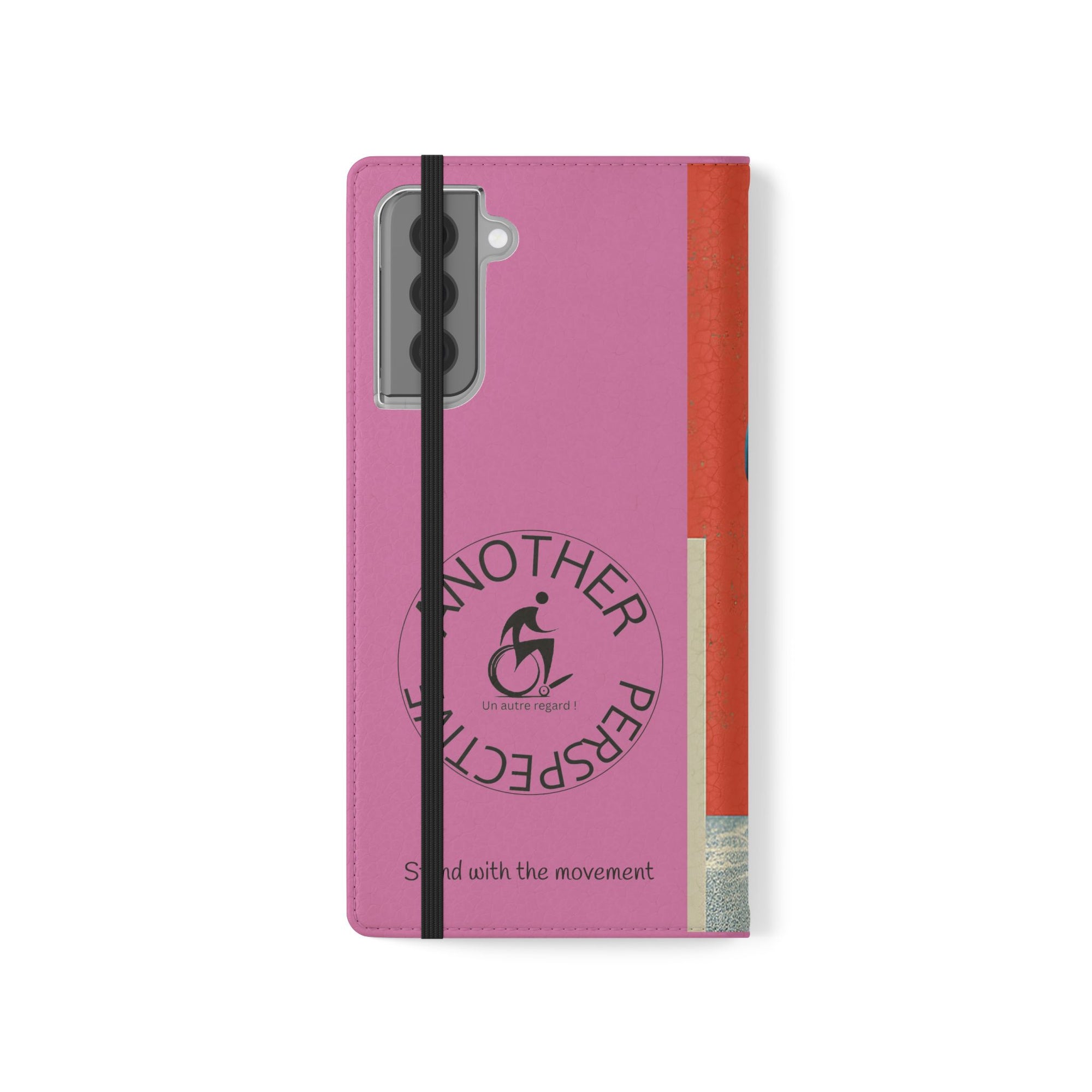 Empowering Flip Cases for Smartphones Course| Stand with the Movement, Stylish Phone Cover, Unique Gift, Inclusive Design, Support Accessibility