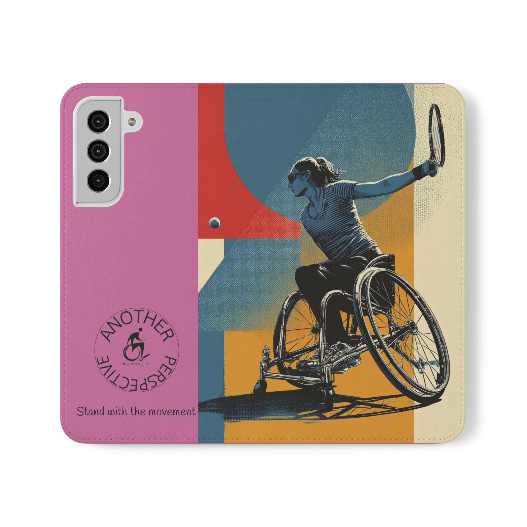 Sporty Flip Case for Athletes Tennis, Phone Wallet Cover, Stylish Mobile Case, Perfect Gift for Sports Fans, Functional Design