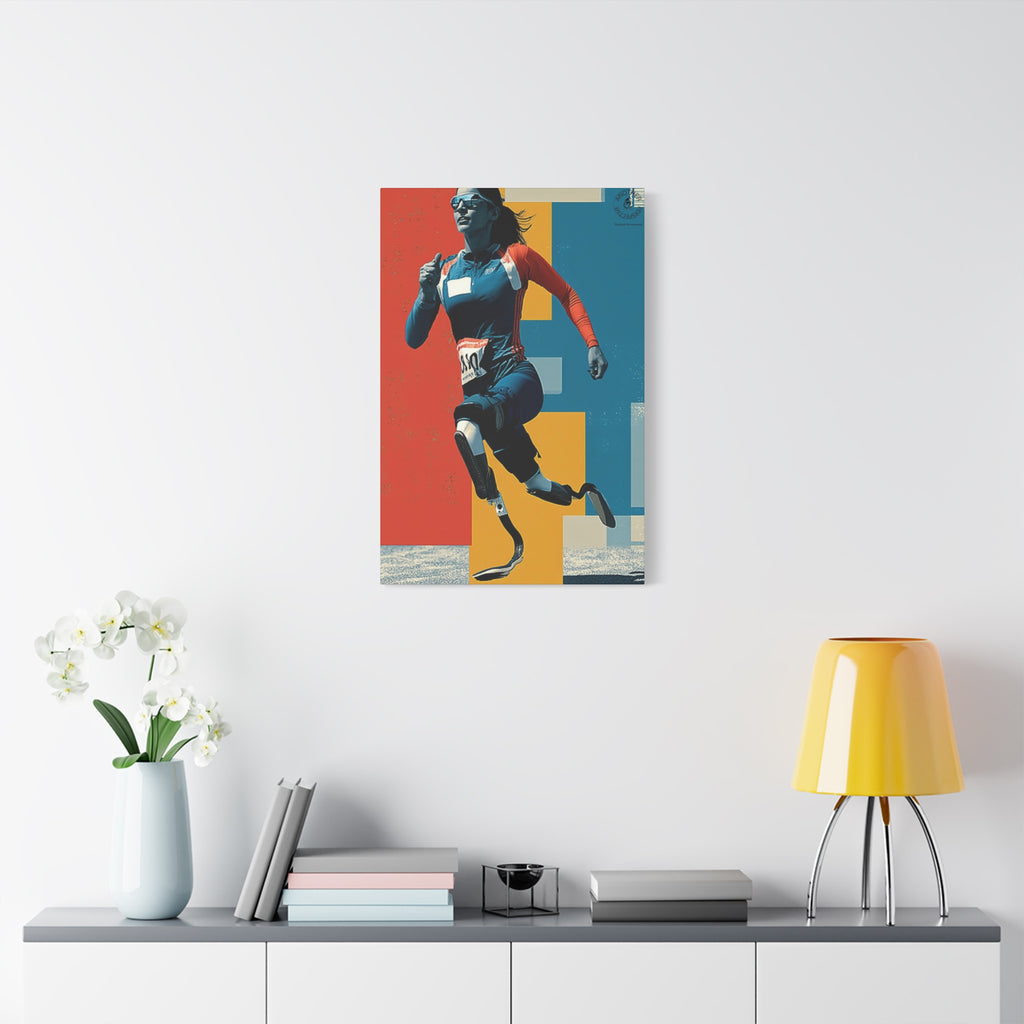 Empowering  Athlete Course Canvas Art, Inspirational Wall Decor, Motivational Home Decor, Unique Gift for Sports Enthusiasts, [...]