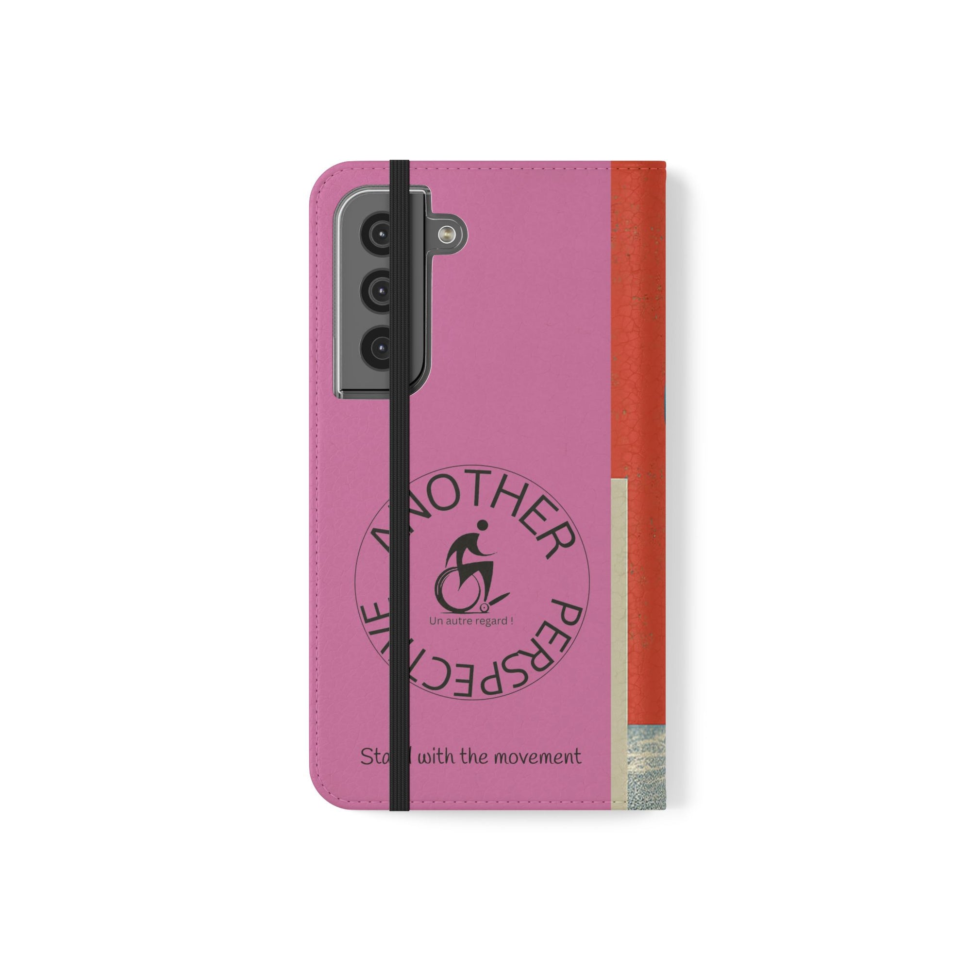 Empowering Flip Cases for Smartphones Course| Stand with the Movement, Stylish Phone Cover, Unique Gift, Inclusive Design, Support Accessibility