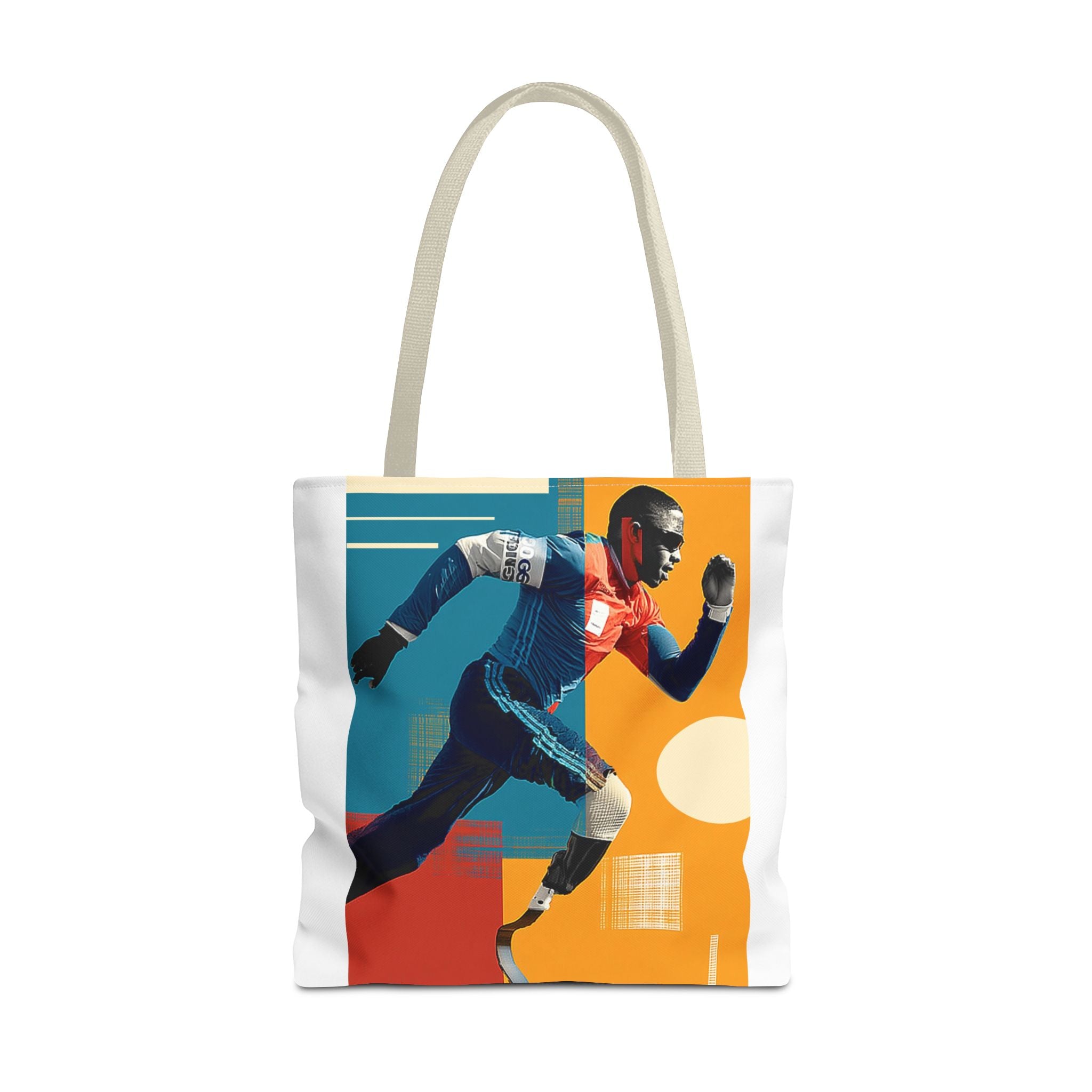 Inspirational Course Sports Tote Bag | Motivational Gym Bag, Everyday Use, Eco-Friendly Gift, Unique Sporty Design