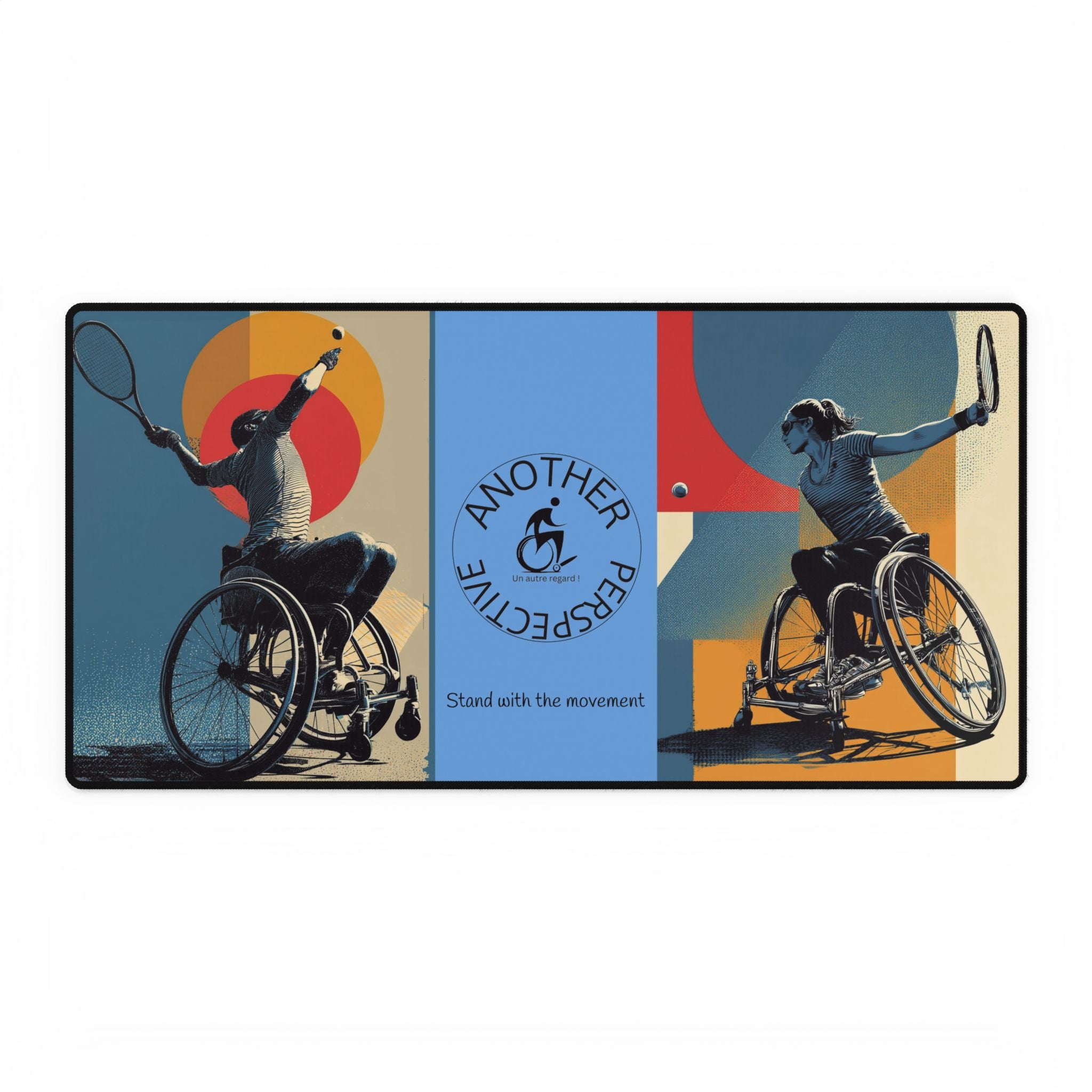Adaptive Tennis Sports Desk Mat - Another Perspective | Motivational Workspace Décor, Office Gift, Inspirational Desk Pad, Home Office Decor, [...]