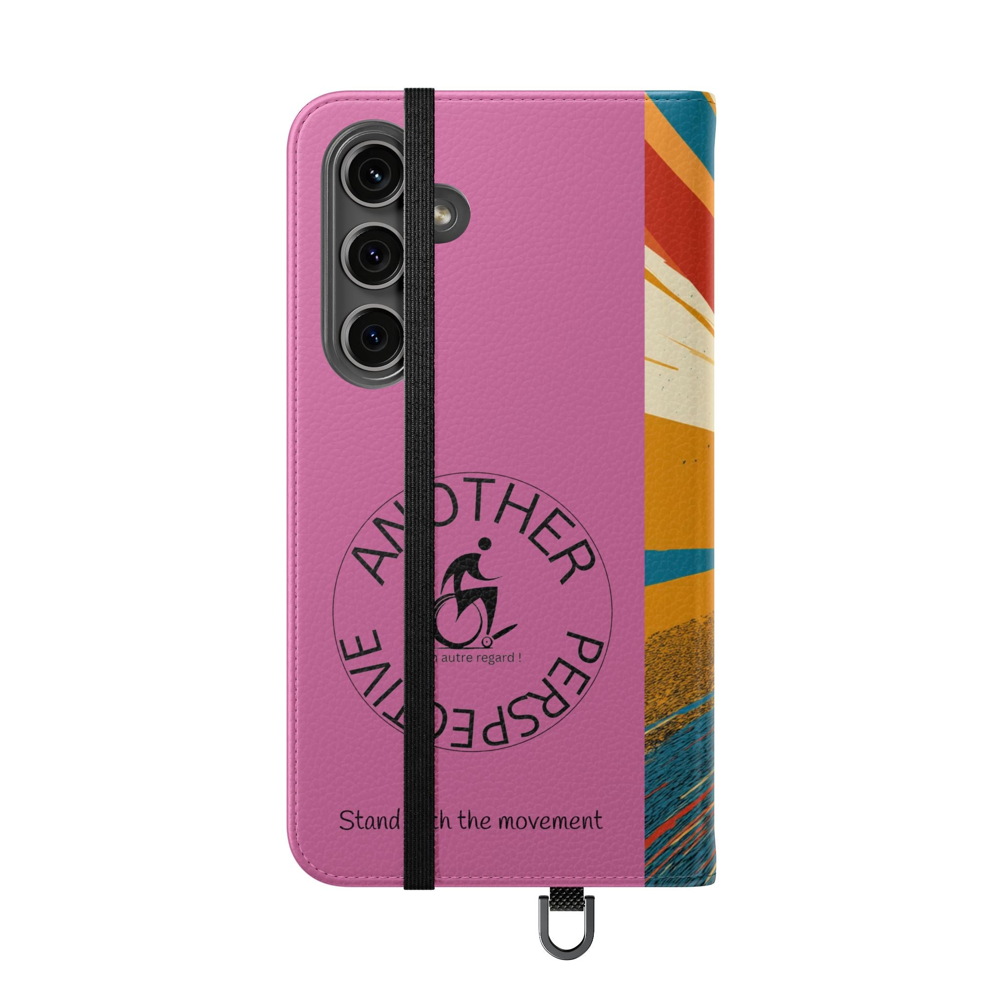 Inclusive Flip Cases for All Wheelchair, Phone Wallet, Strong & Stylish, Stand with the Movement, Perfect Gift, Everyday Use