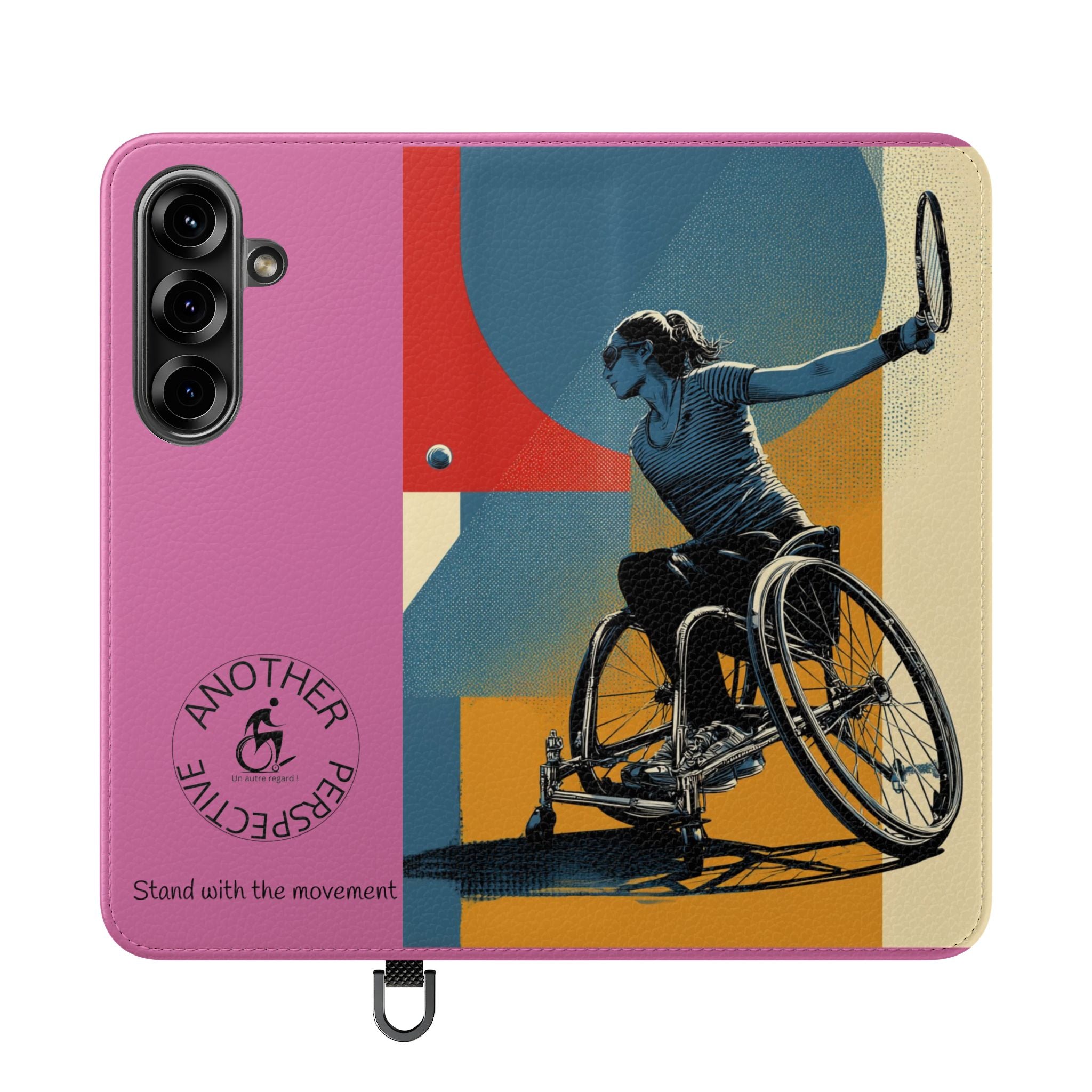 Sporty Flip Case for Athletes Tennis, Phone Wallet Cover, Stylish Mobile Case, Perfect Gift for Sports Fans, Functional Design